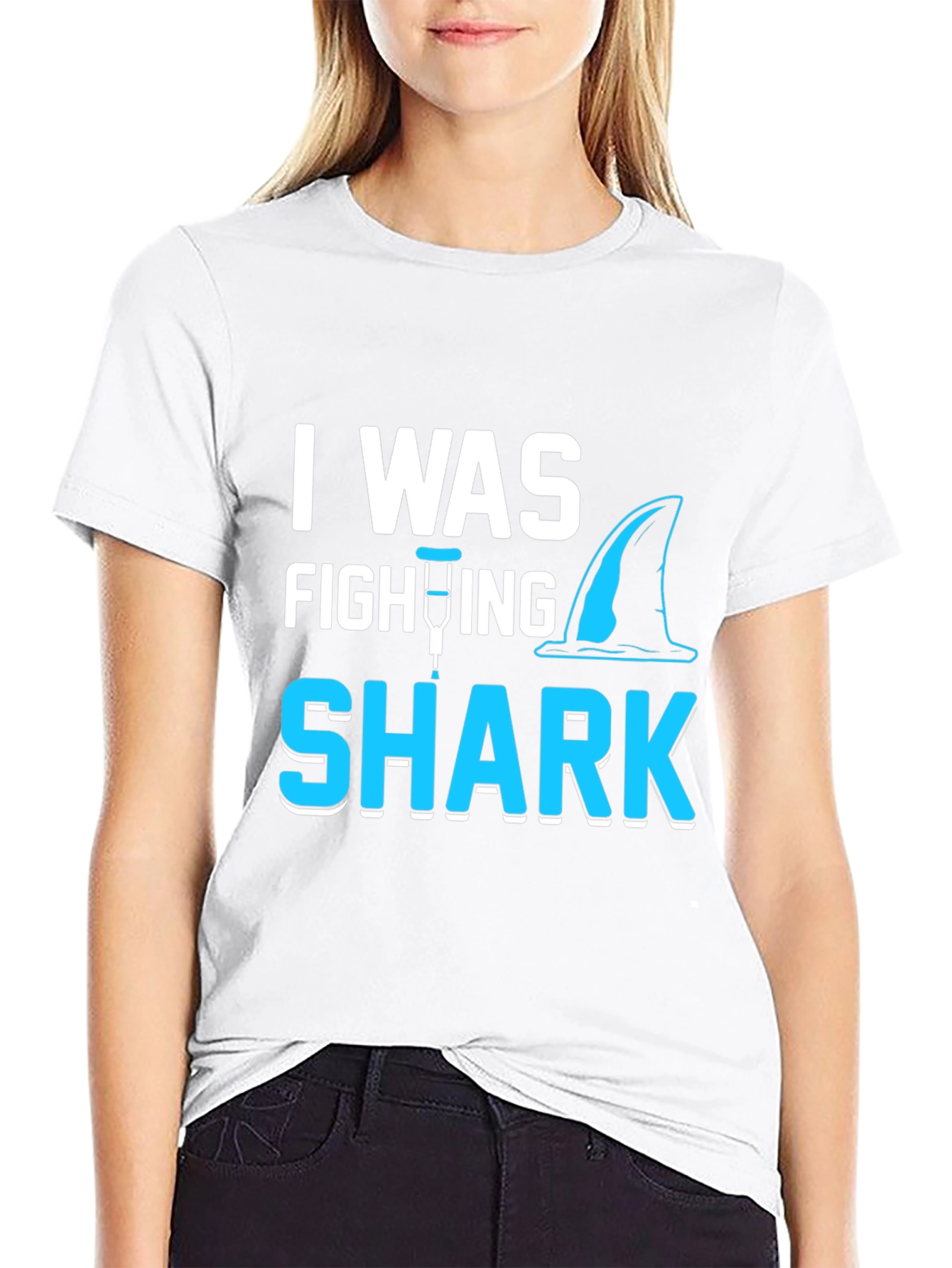 Shark Attack Leg Injury T-Shirt