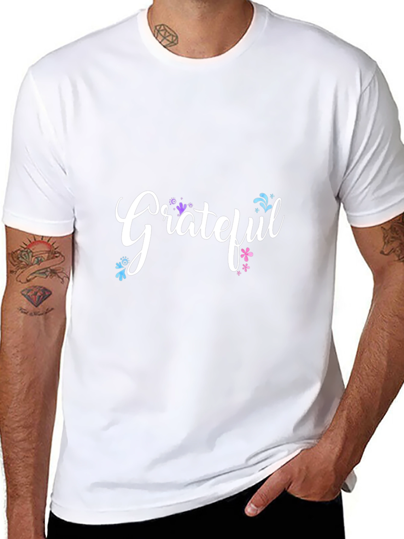 Grateful Graphic Tee - Stylish Everyday T-Shirt