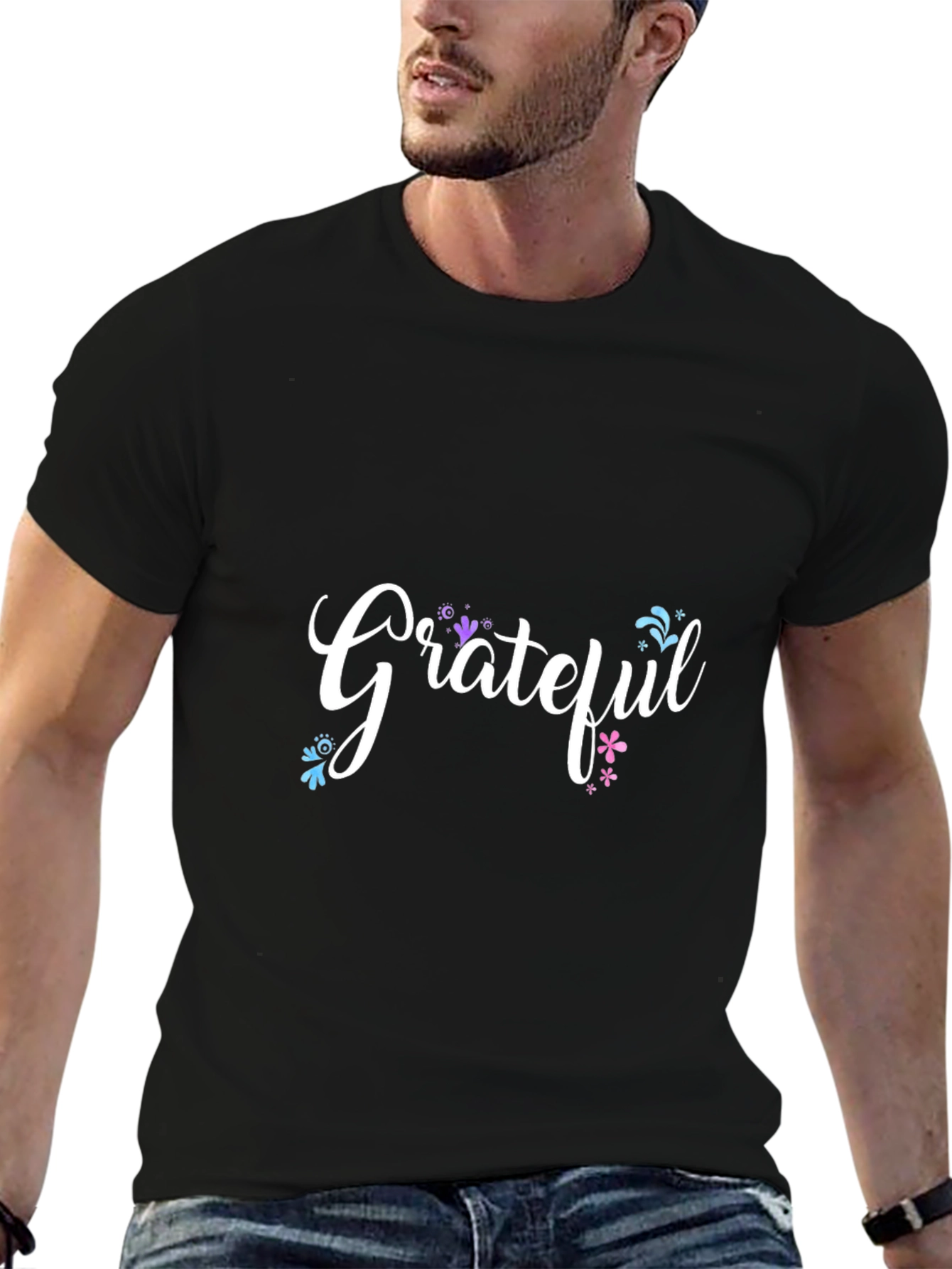 Grateful Graphic Tee - Stylish Everyday T-Shirt