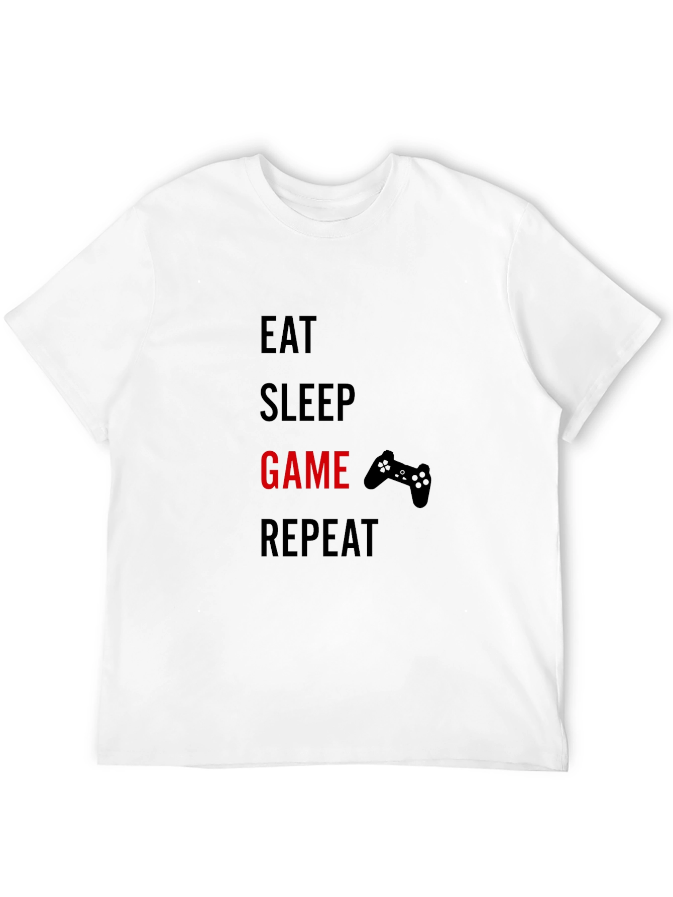 Eat Sleep Game Repeat T-Shirt - Gamer Style