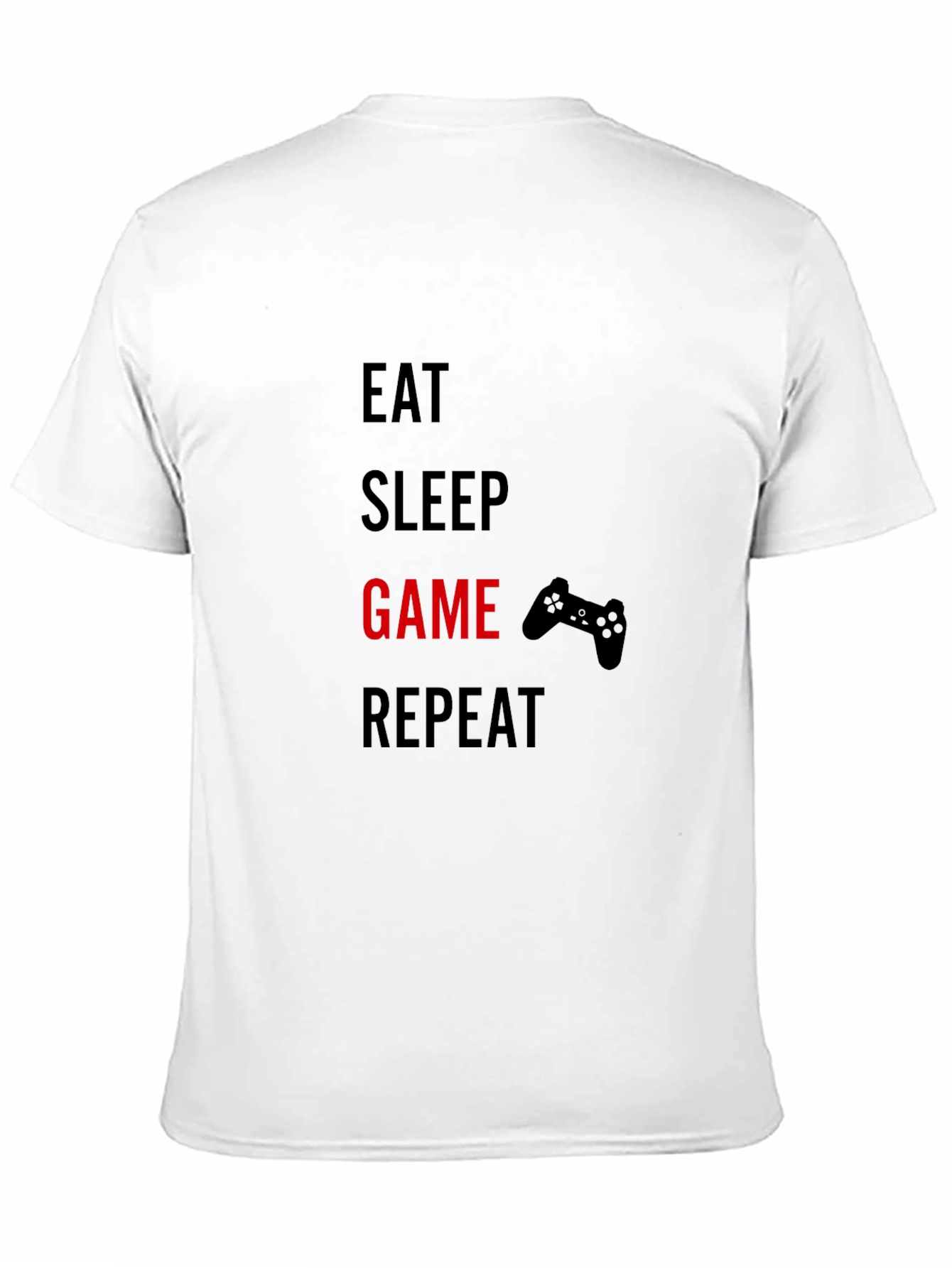 Eat Sleep Game Repeat T-Shirt - Gamer Style