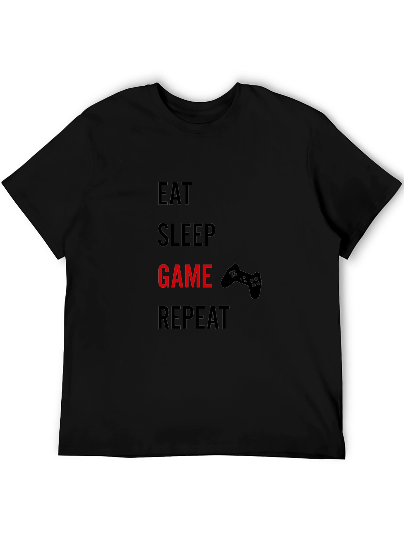 Eat Sleep Game Repeat T-Shirt - Gamer Style