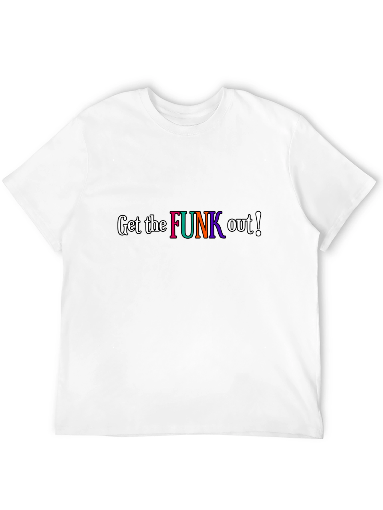 Get the Funk Out Black Graphic Tee