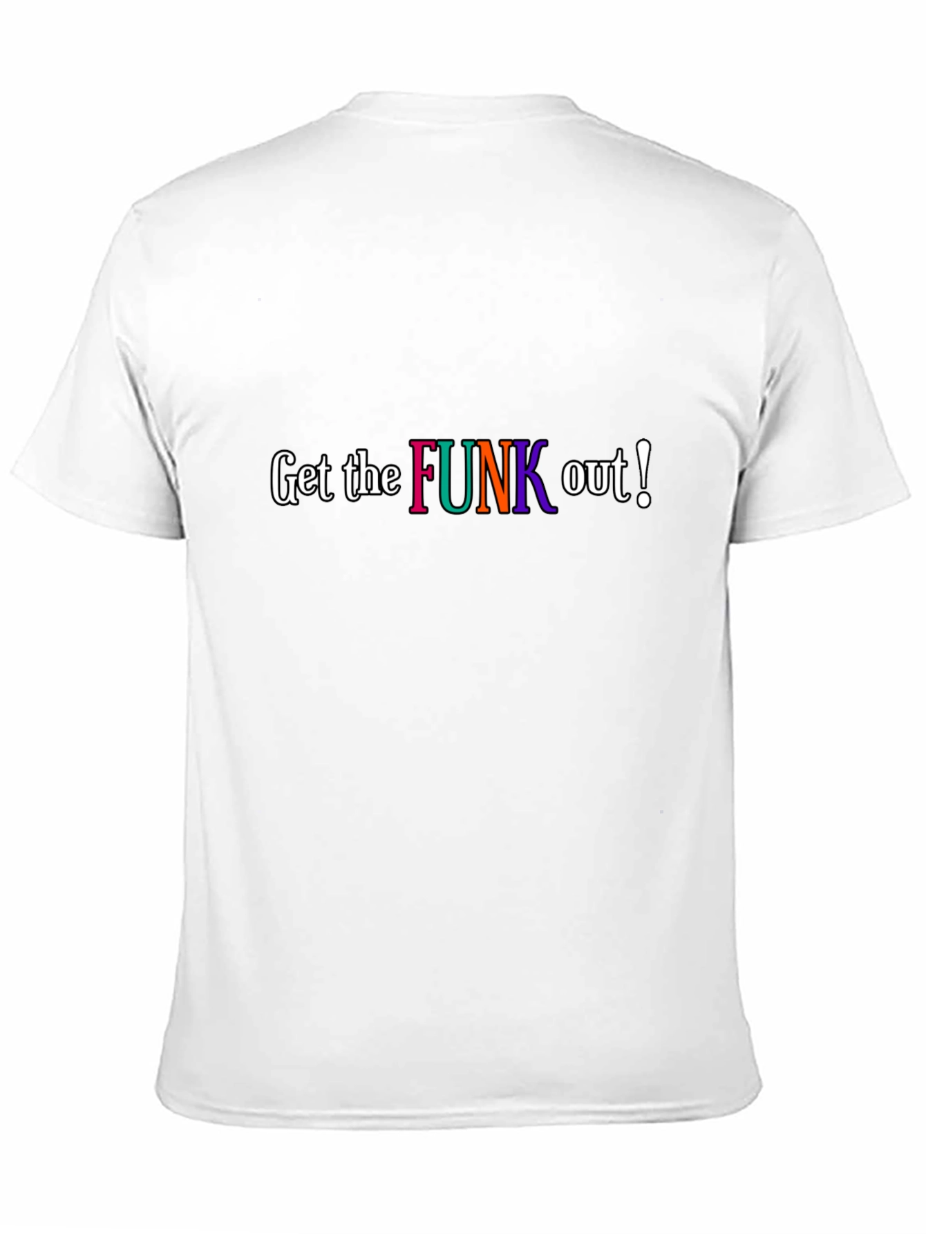 Get the Funk Out Black Graphic Tee