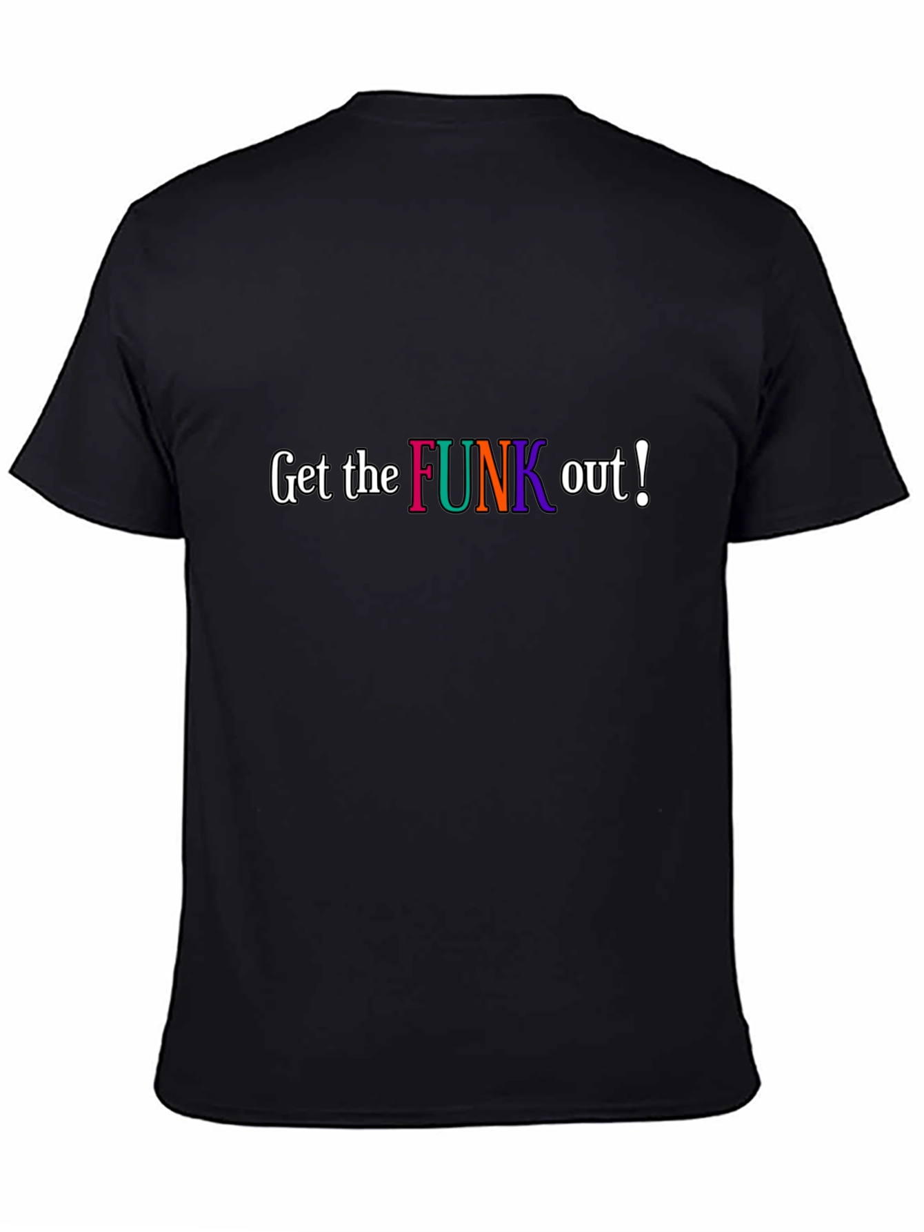 Get the Funk Out Black Graphic Tee