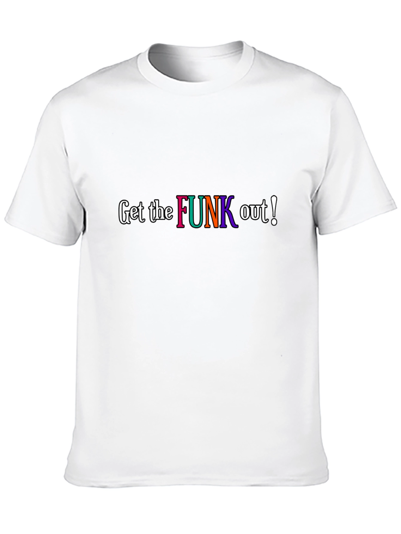 Get the Funk Out Black Graphic Tee