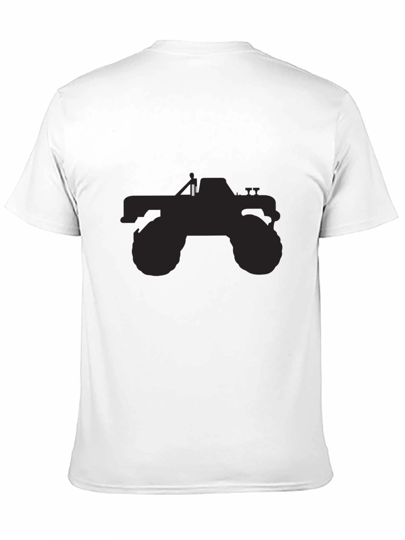 Monster Truck Graphic Tee - Black Cotton T-Shirt