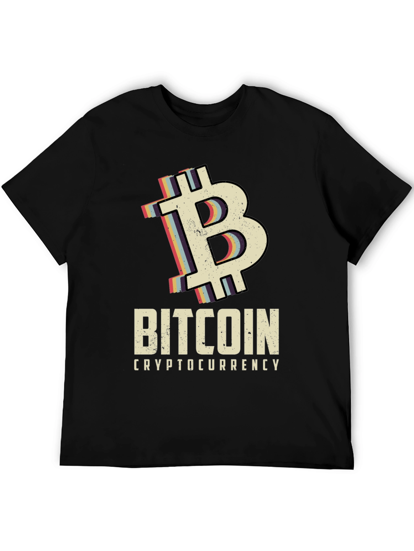 Bitcoin Cryptocurrency Graphic T-Shirt