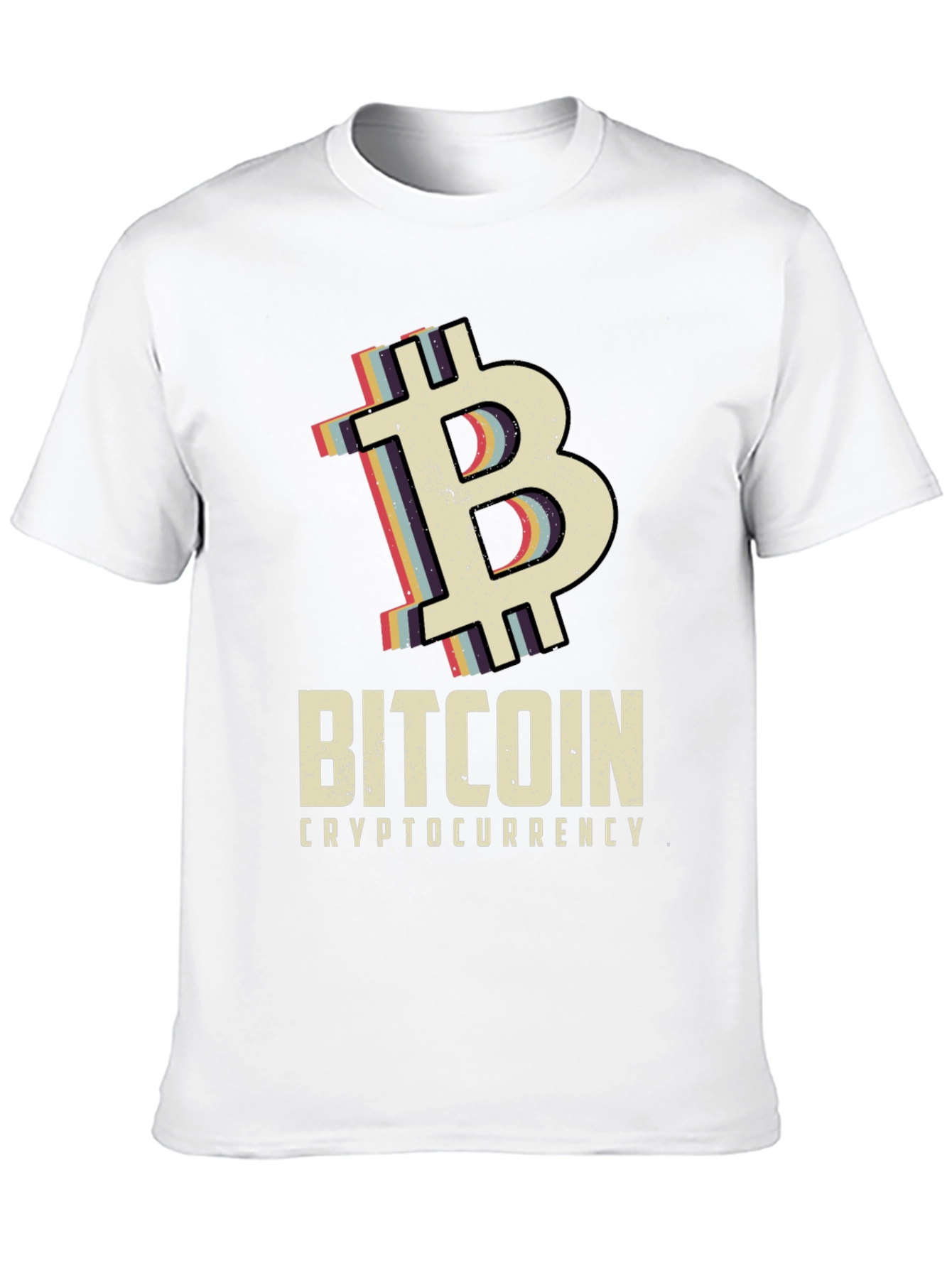 Bitcoin Cryptocurrency Graphic T-Shirt