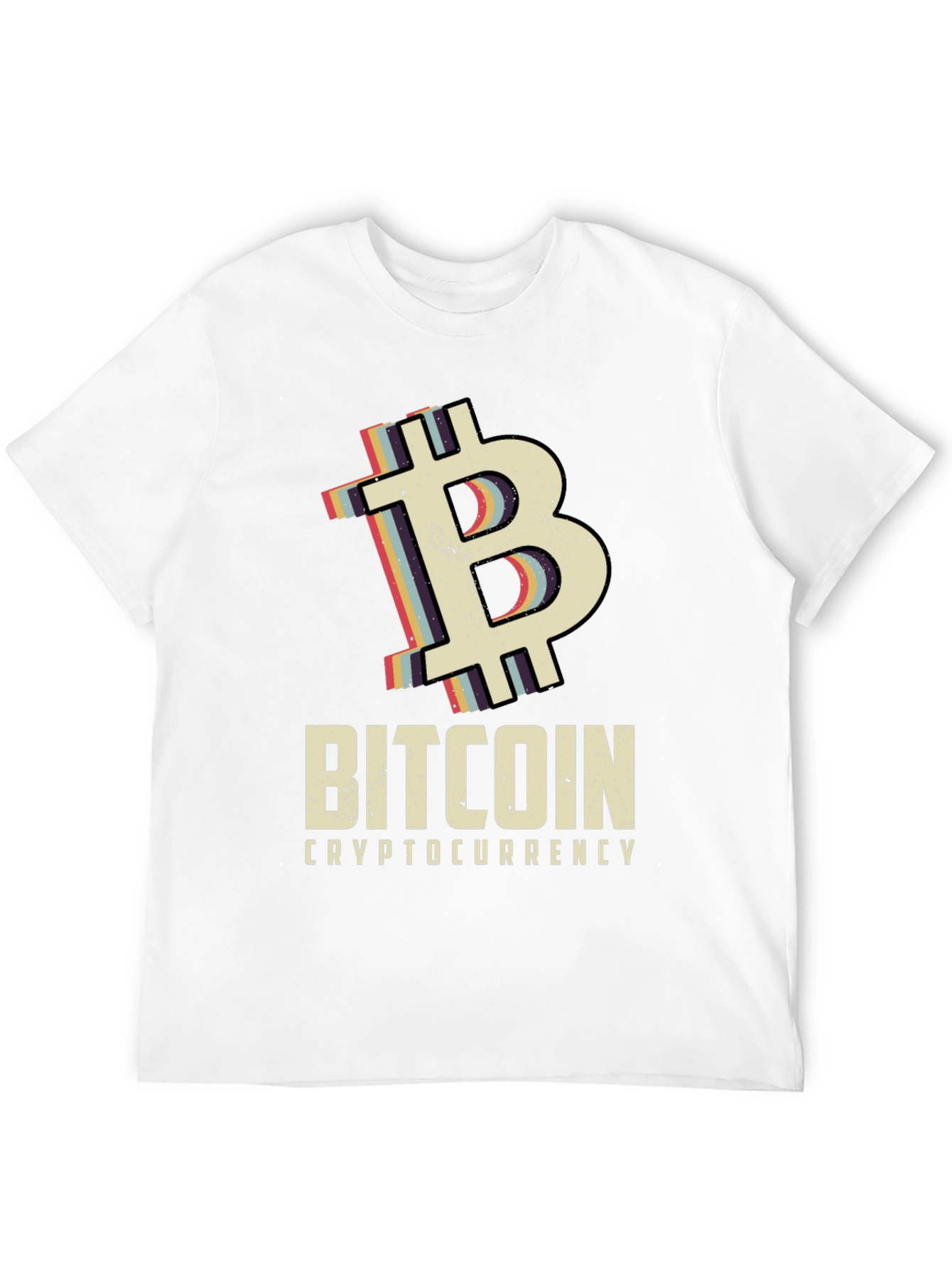 Bitcoin Cryptocurrency Graphic T-Shirt