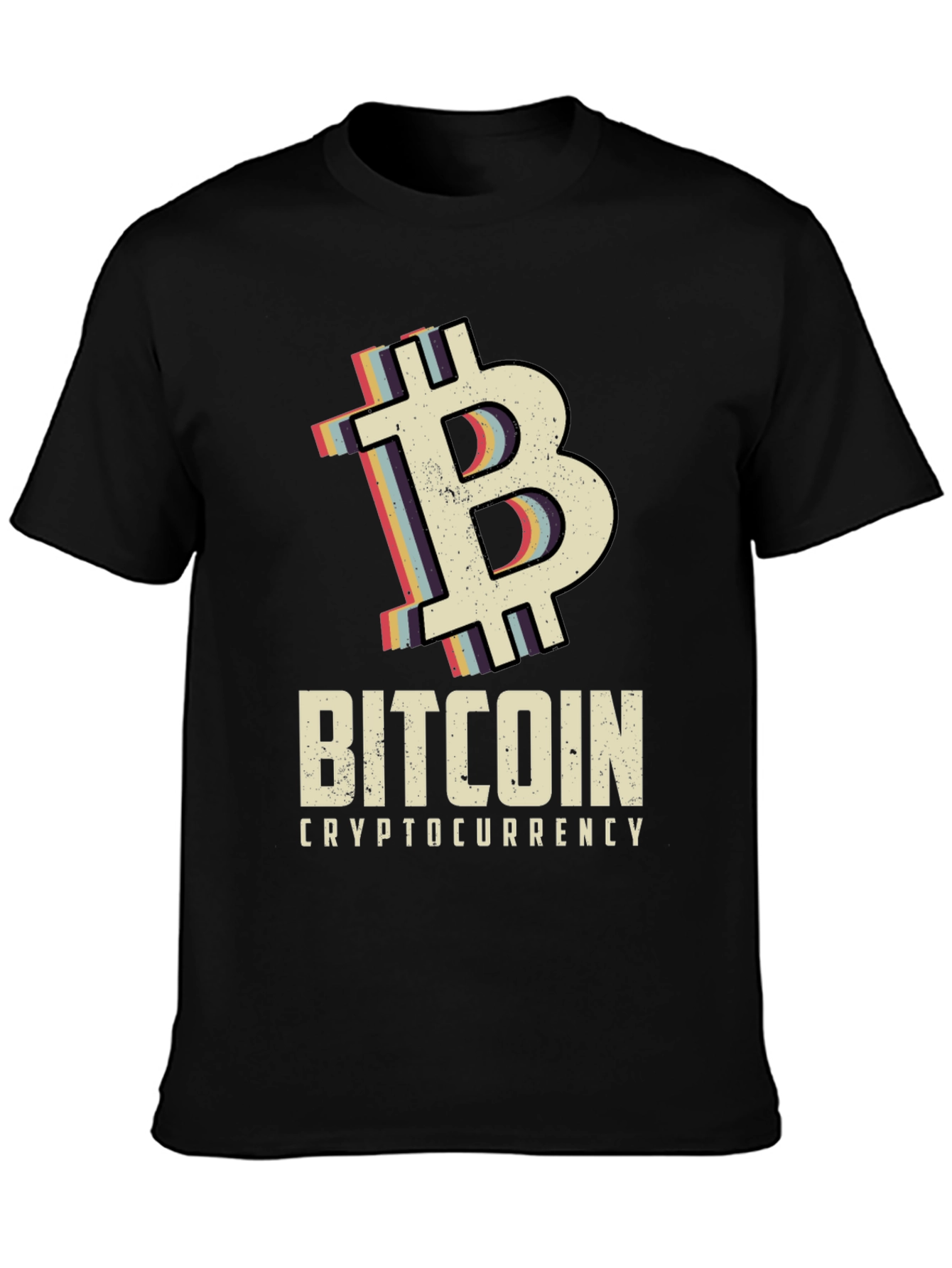 Bitcoin Cryptocurrency Graphic T-Shirt