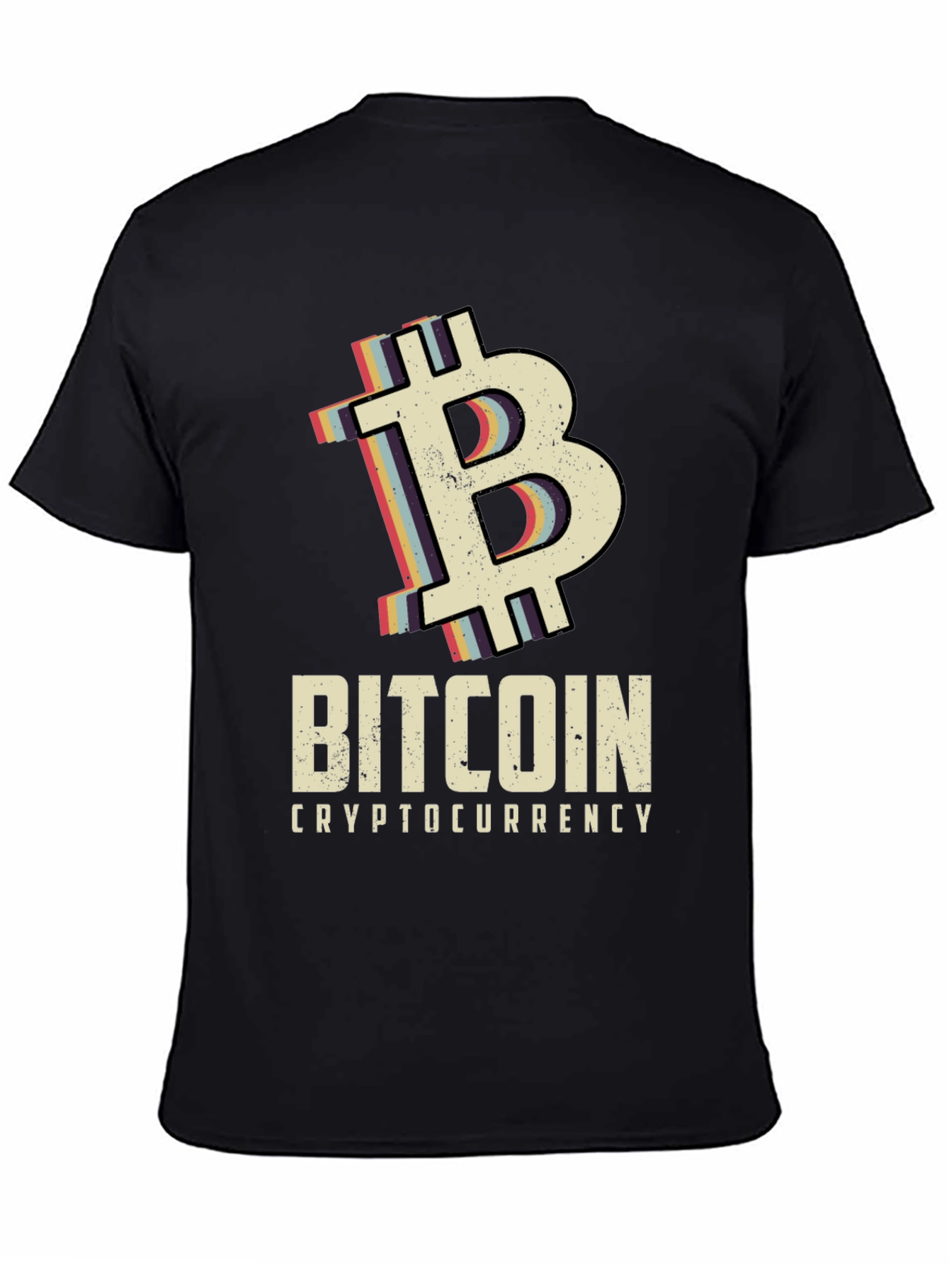Bitcoin Cryptocurrency Graphic T-Shirt