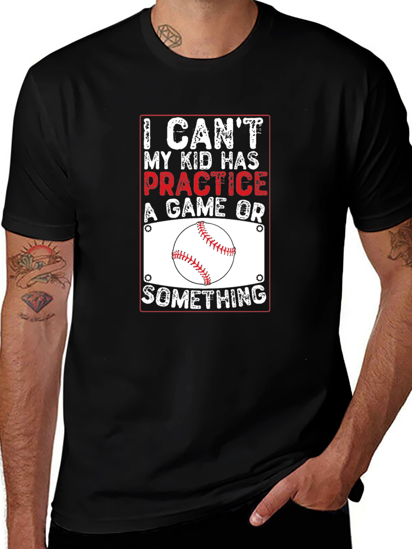 Baseball Parent T-Shirt: I Cant Practice Game