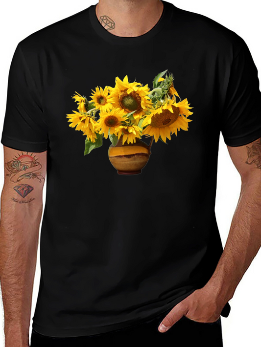 Sunflower T-Shirt - Van Gogh Style