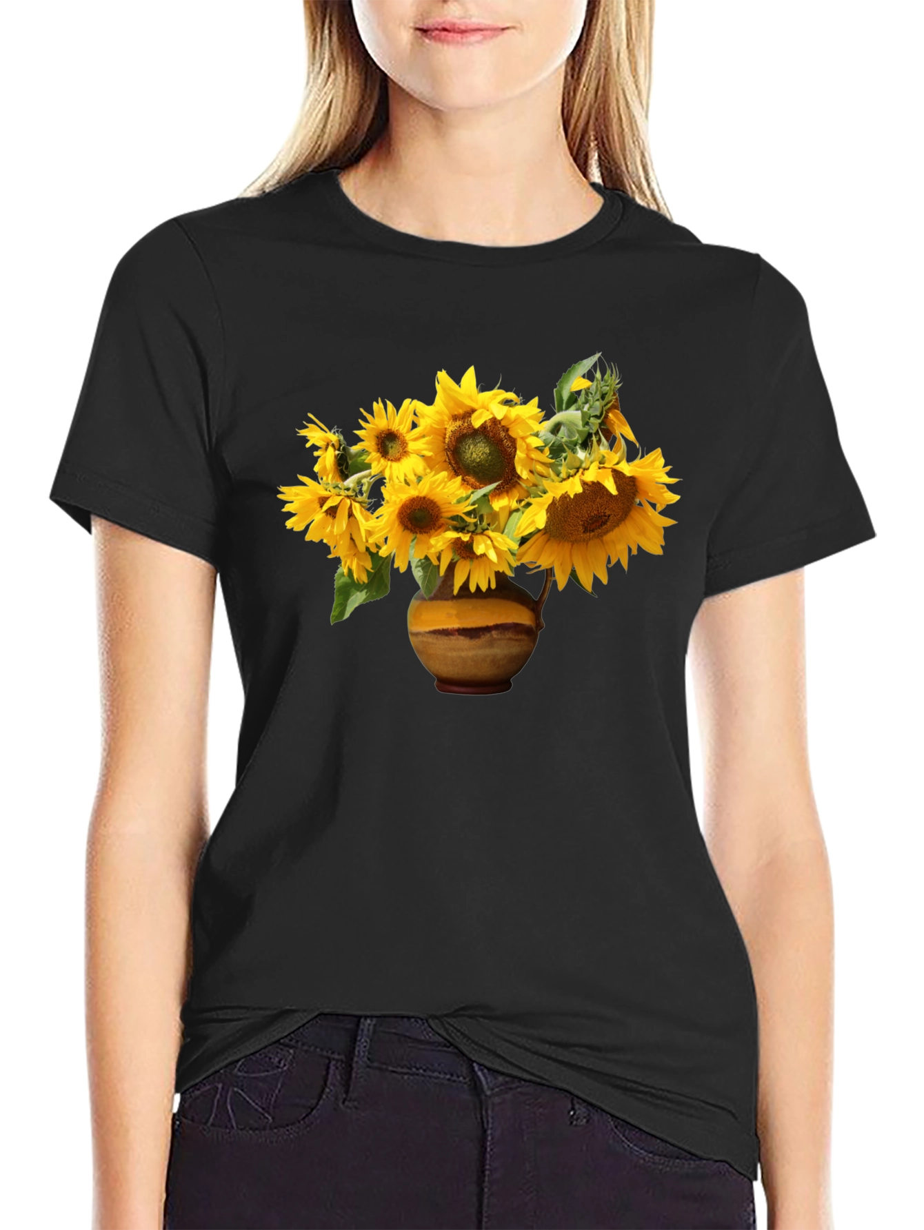 Sunflower T-Shirt - Van Gogh Style