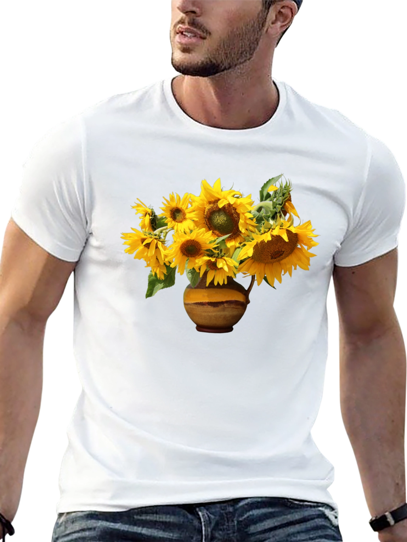 Sunflower T-Shirt - Van Gogh Style