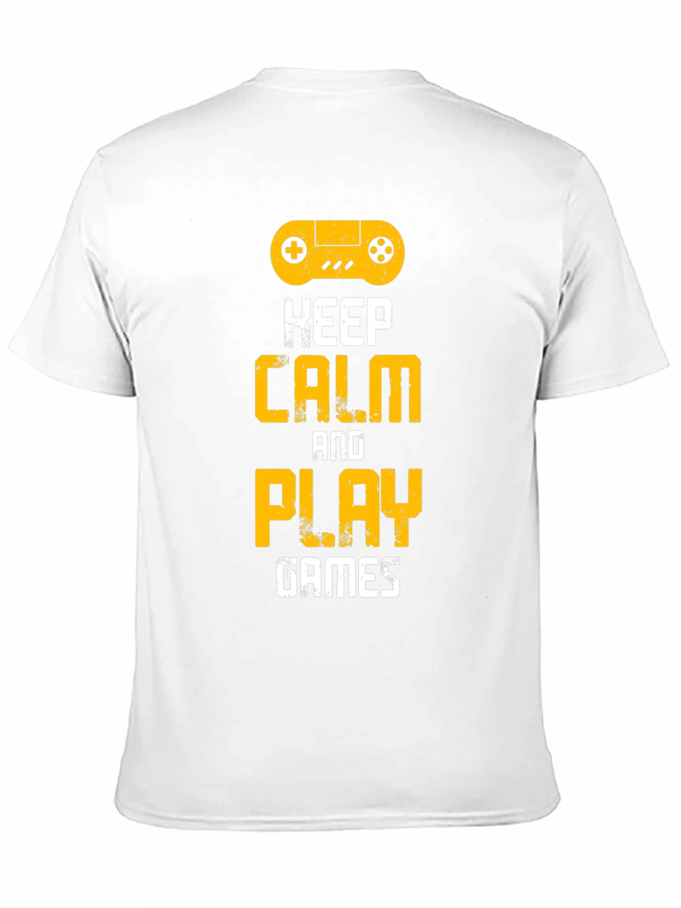 Keep Calm and Play Games Black T-Shirt