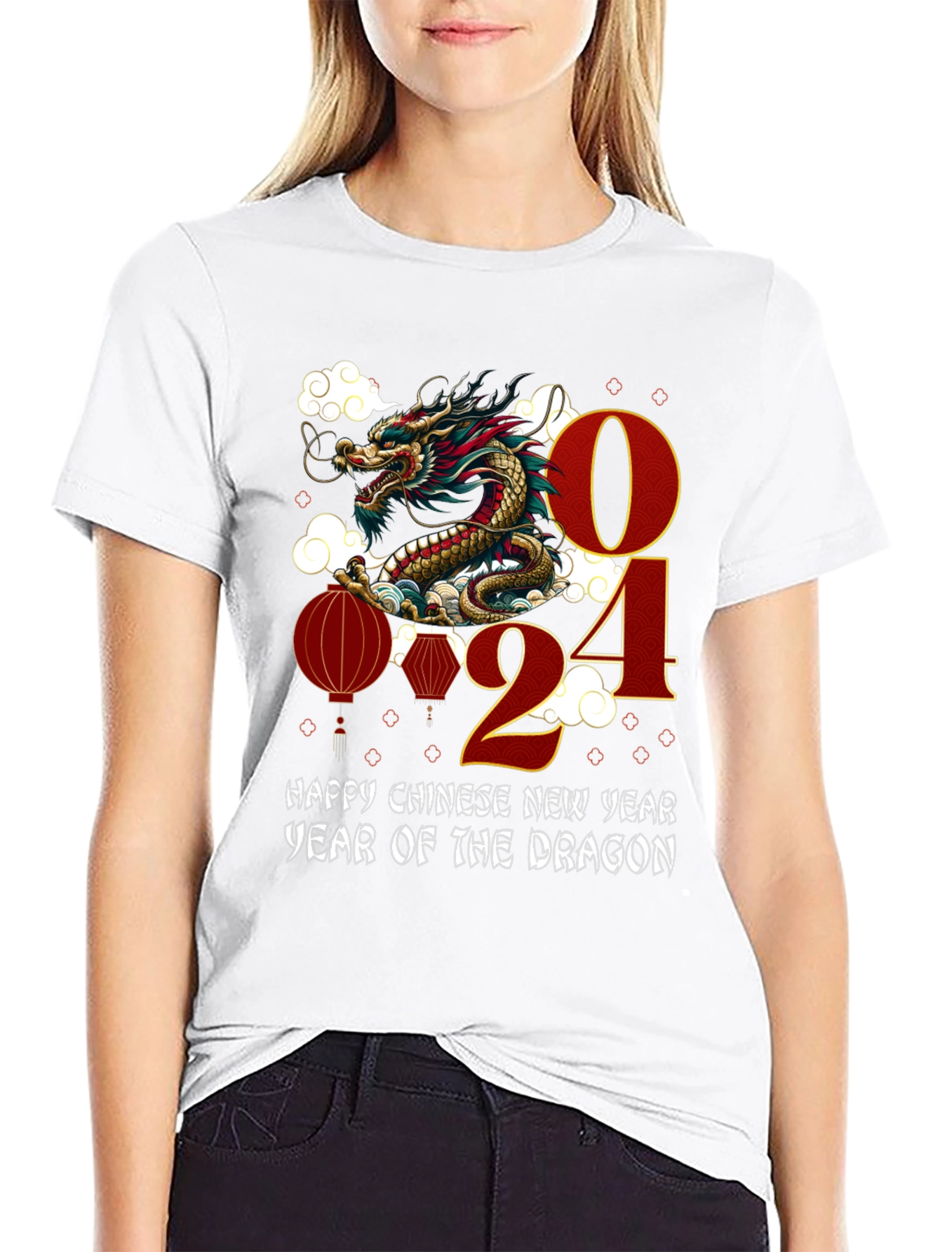 Chinese New Year 2024 Dragon T-Shirt
