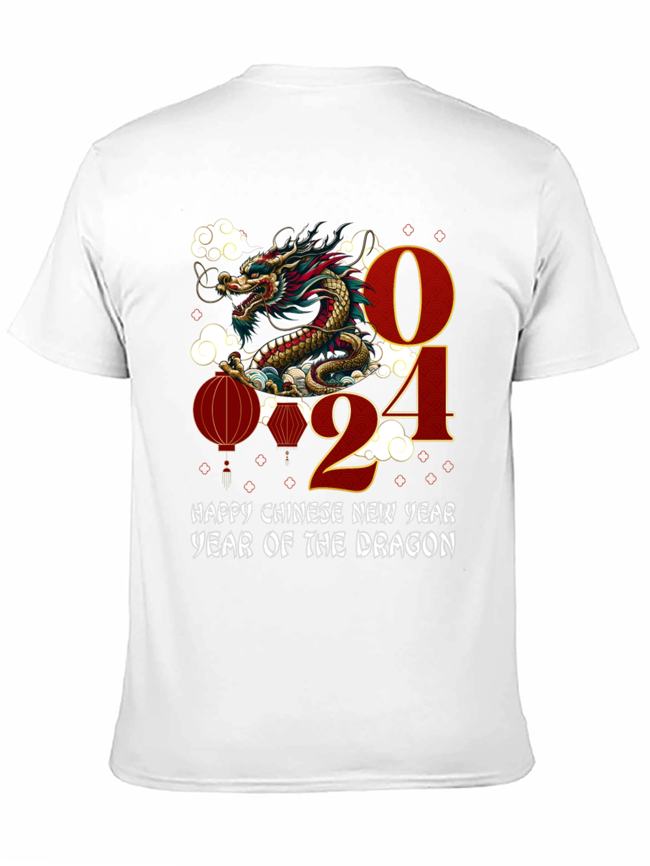 Chinese New Year 2024 Dragon T-Shirt