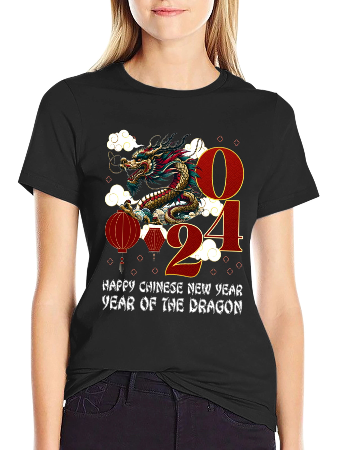 Chinese New Year 2024 Dragon T-Shirt