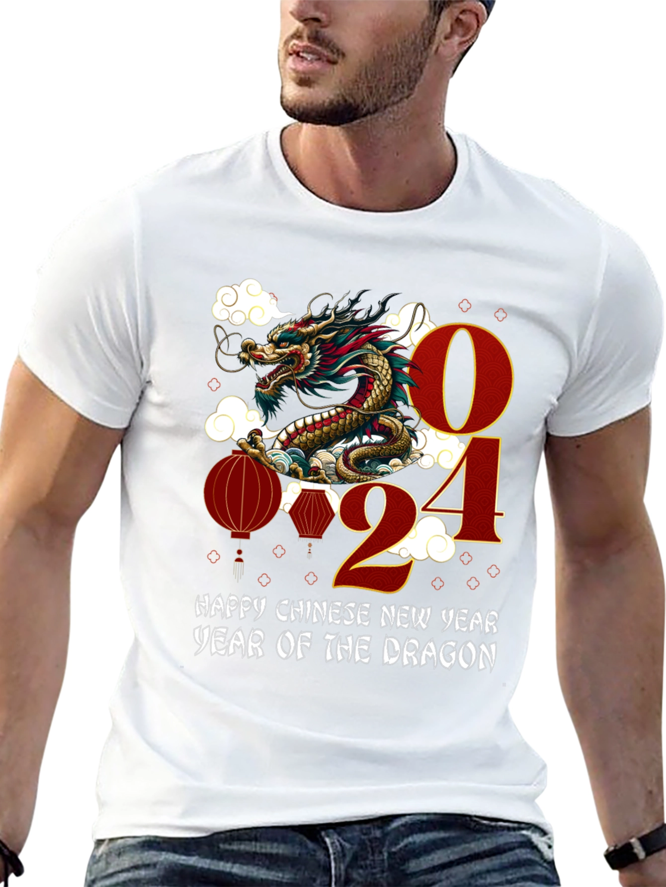 Chinese New Year 2024 Dragon T-Shirt