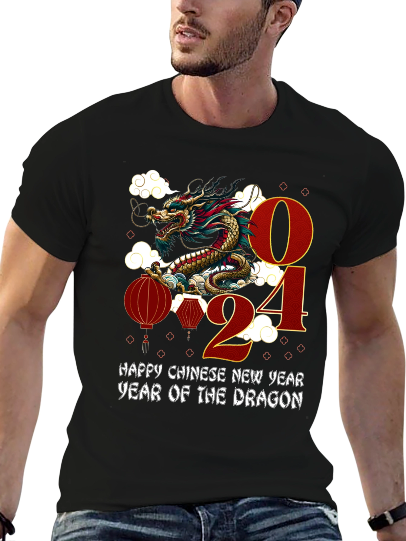 Chinese New Year 2024 Dragon T-Shirt