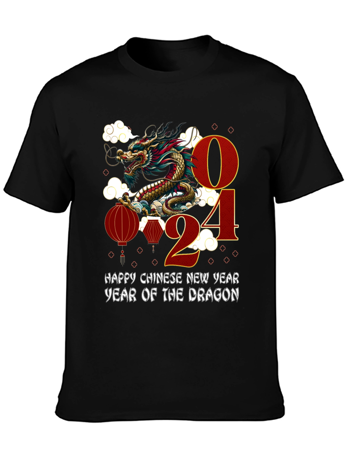Chinese New Year 2024 Dragon T-Shirt