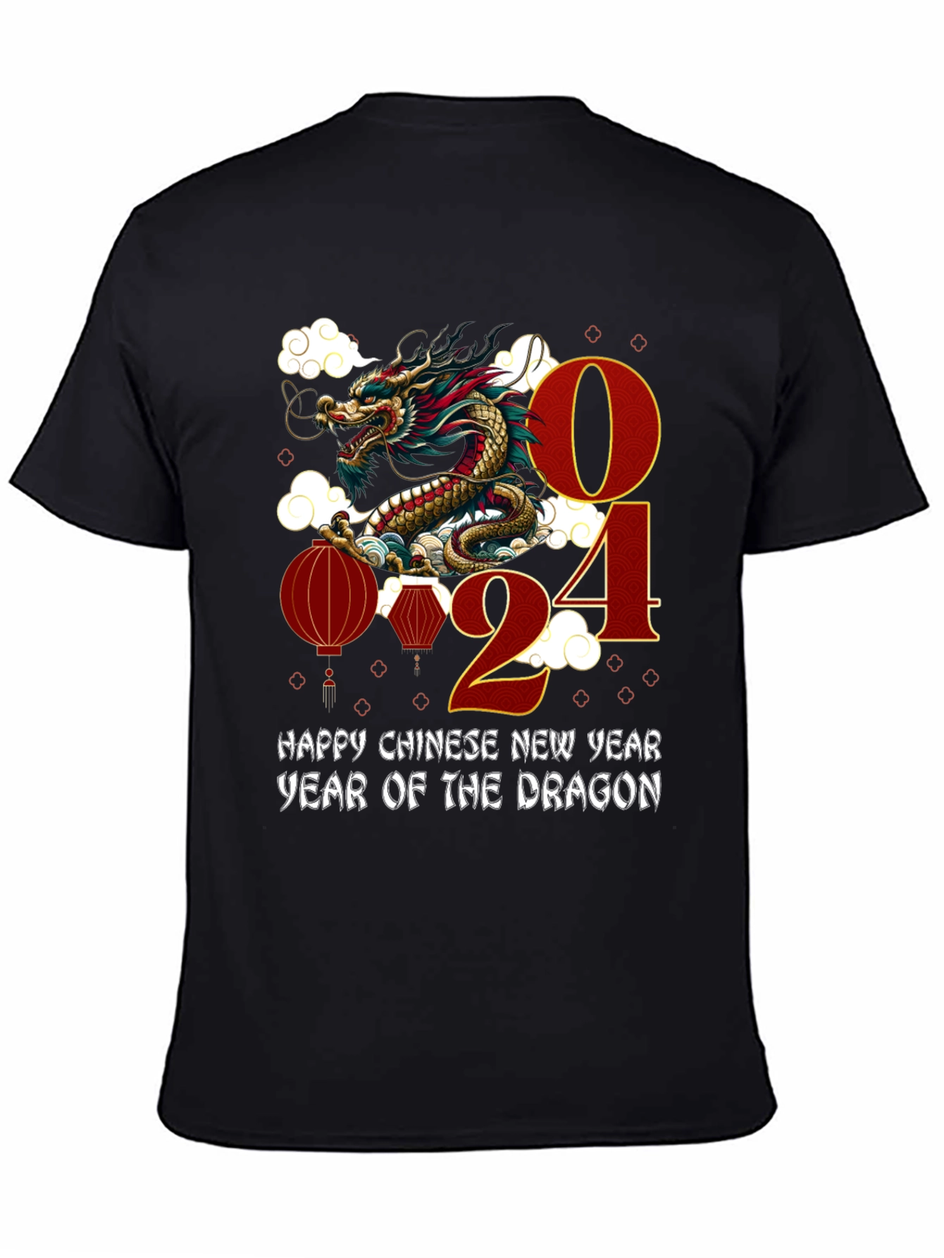 Chinese New Year 2024 Dragon T-Shirt