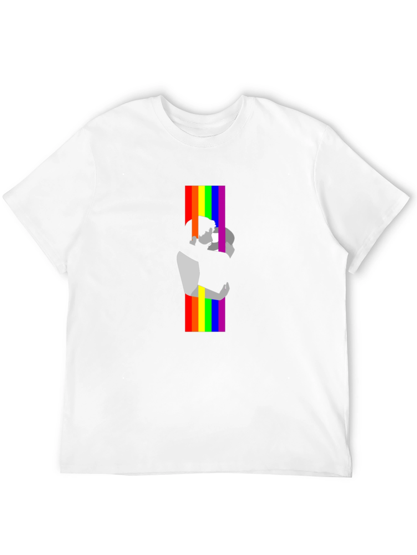 Pride Embrace Graphic Tee - Black LGBT T-Shirt