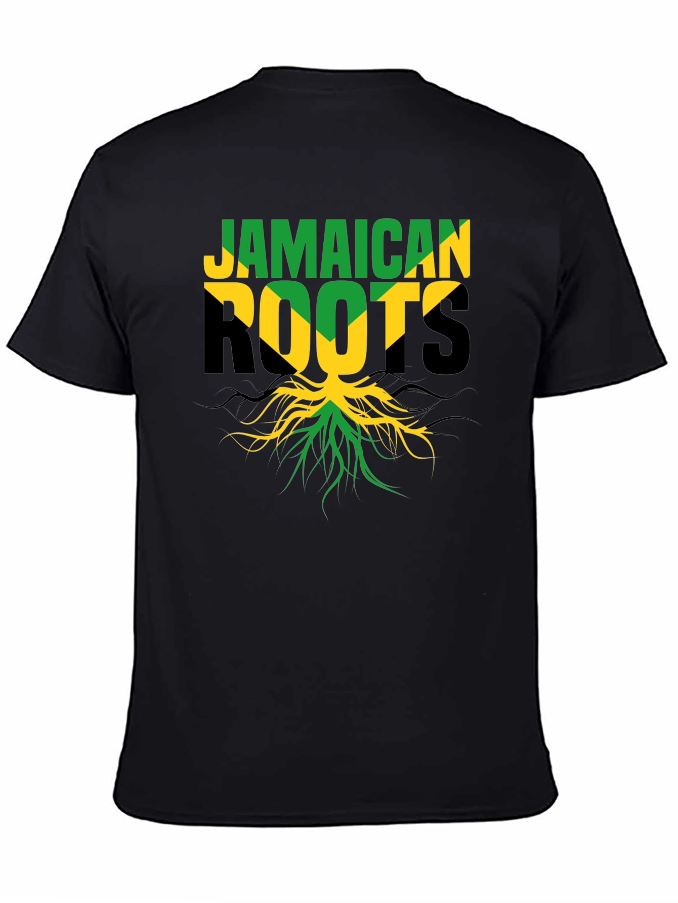 Jamaican Roots Black T-Shirt