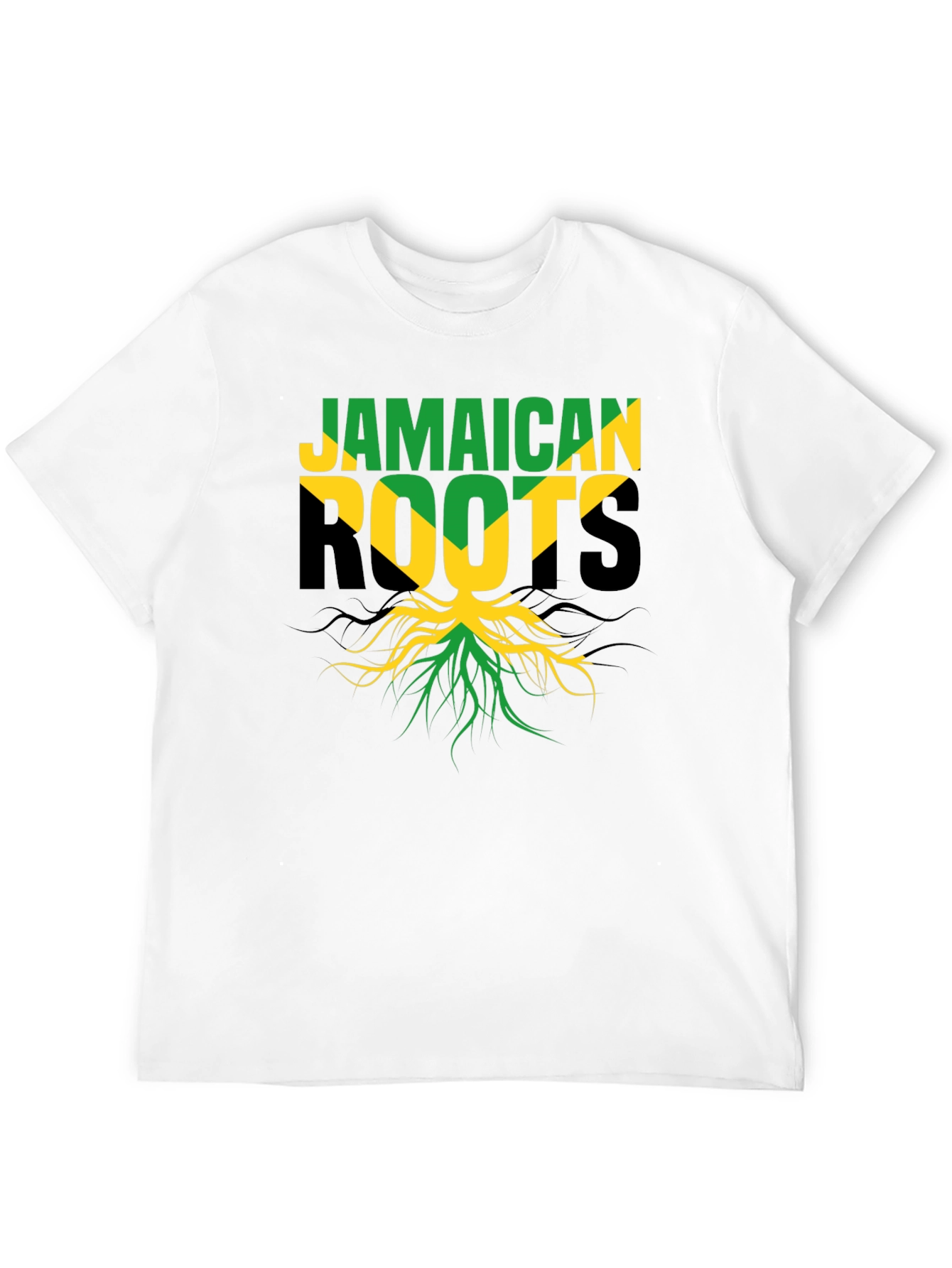 Jamaican Roots Black T-Shirt