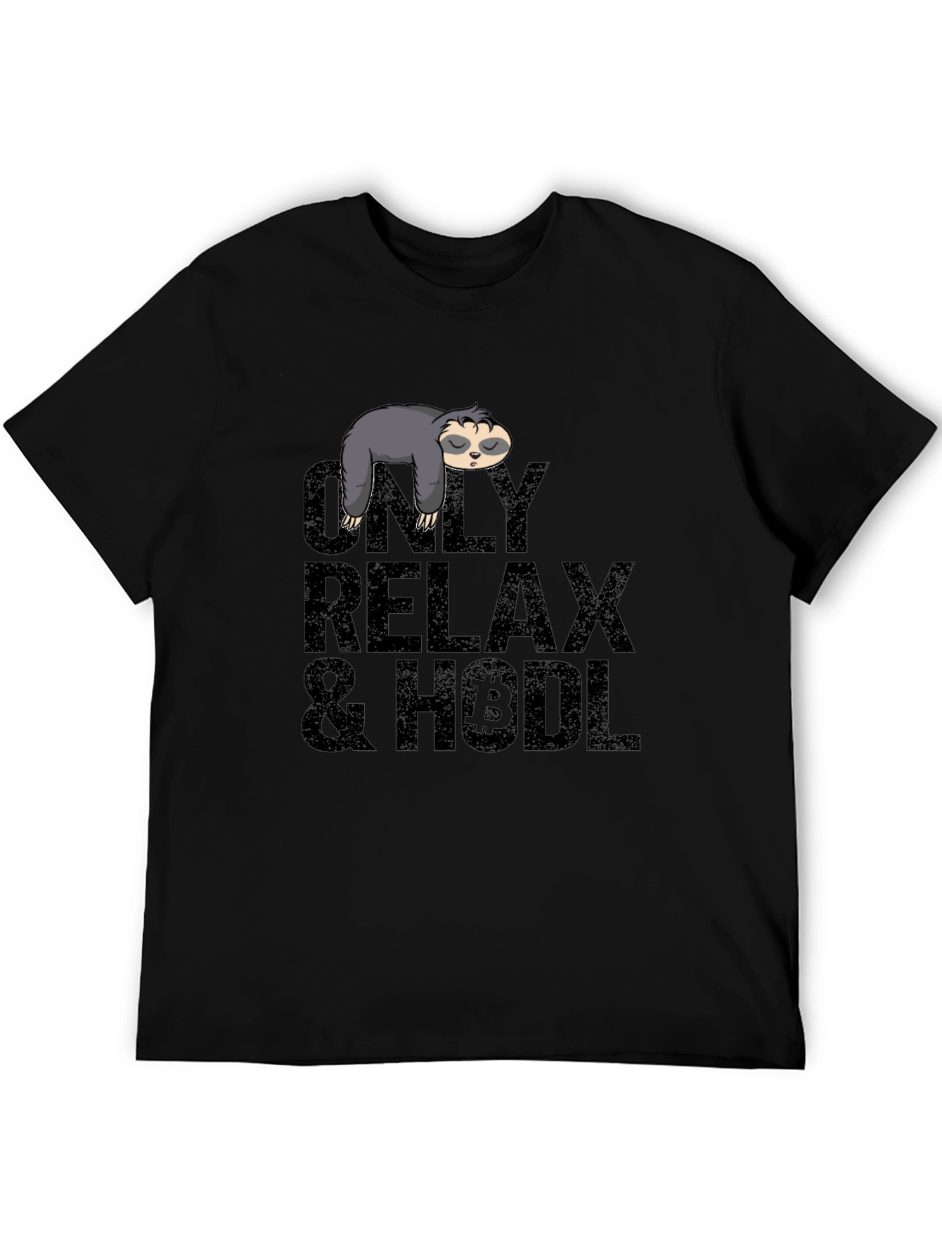 Relax & HODL Sloth Bitcoin T-Shirt
