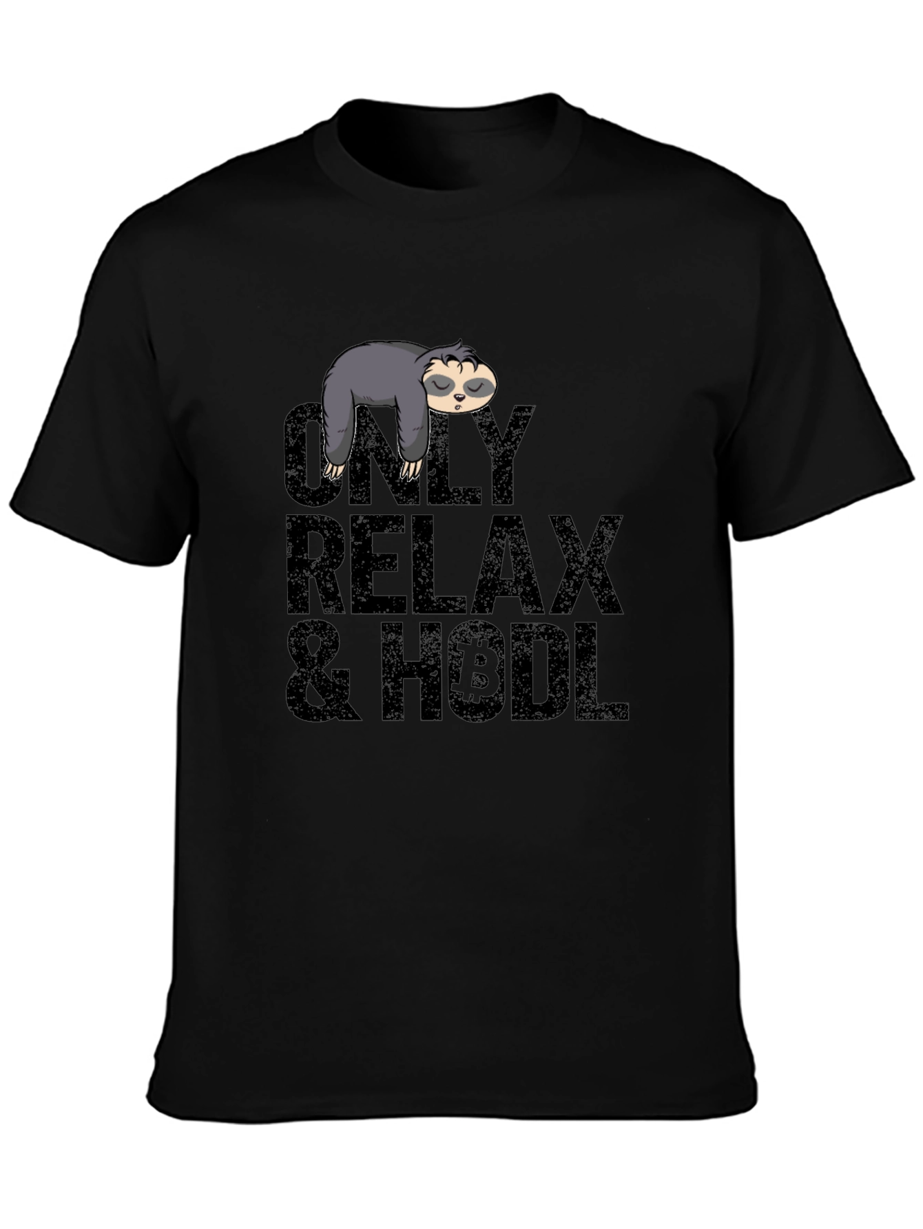 Relax & HODL Sloth Bitcoin T-Shirt