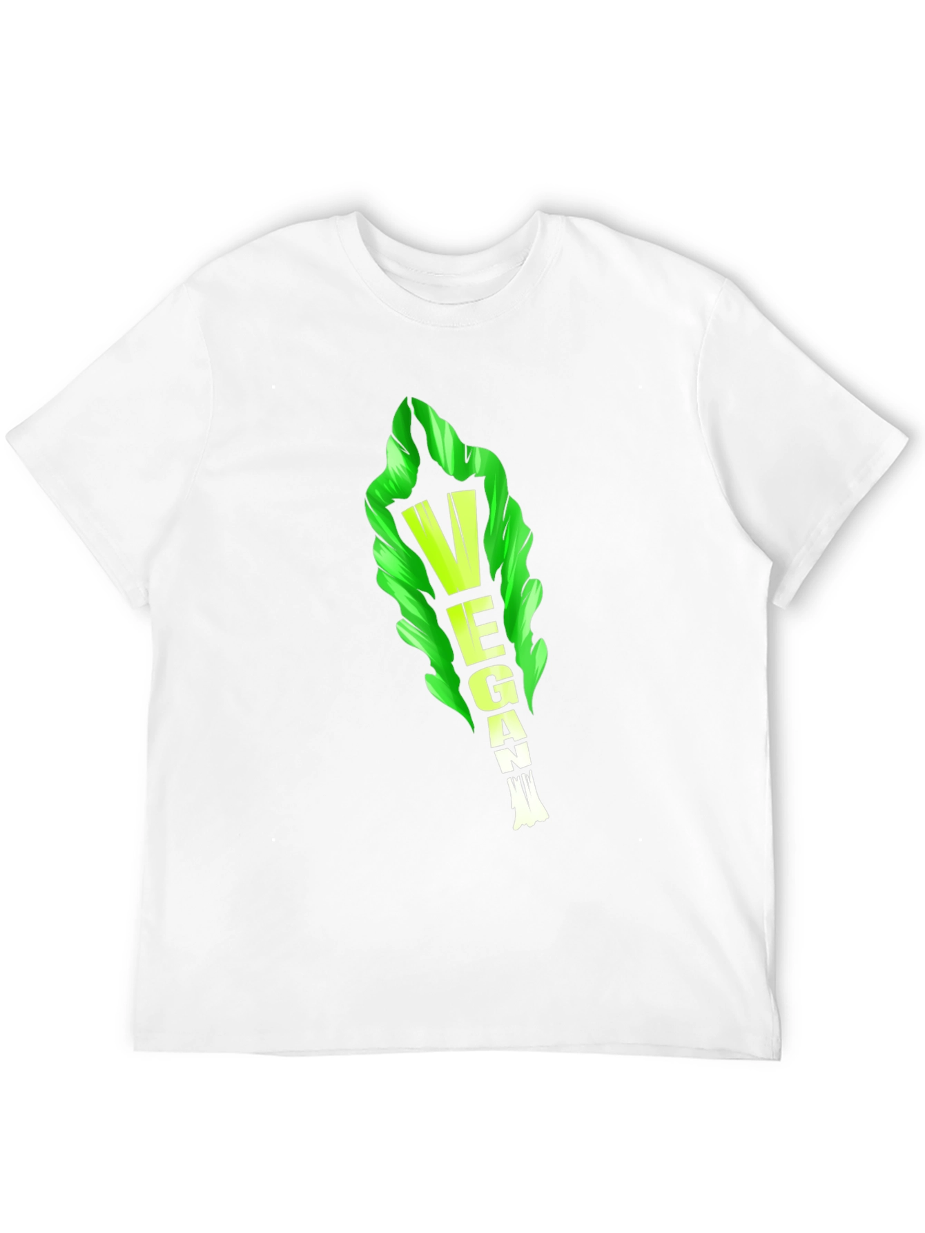 Vegan Lettuce Graphic Tee - Black
