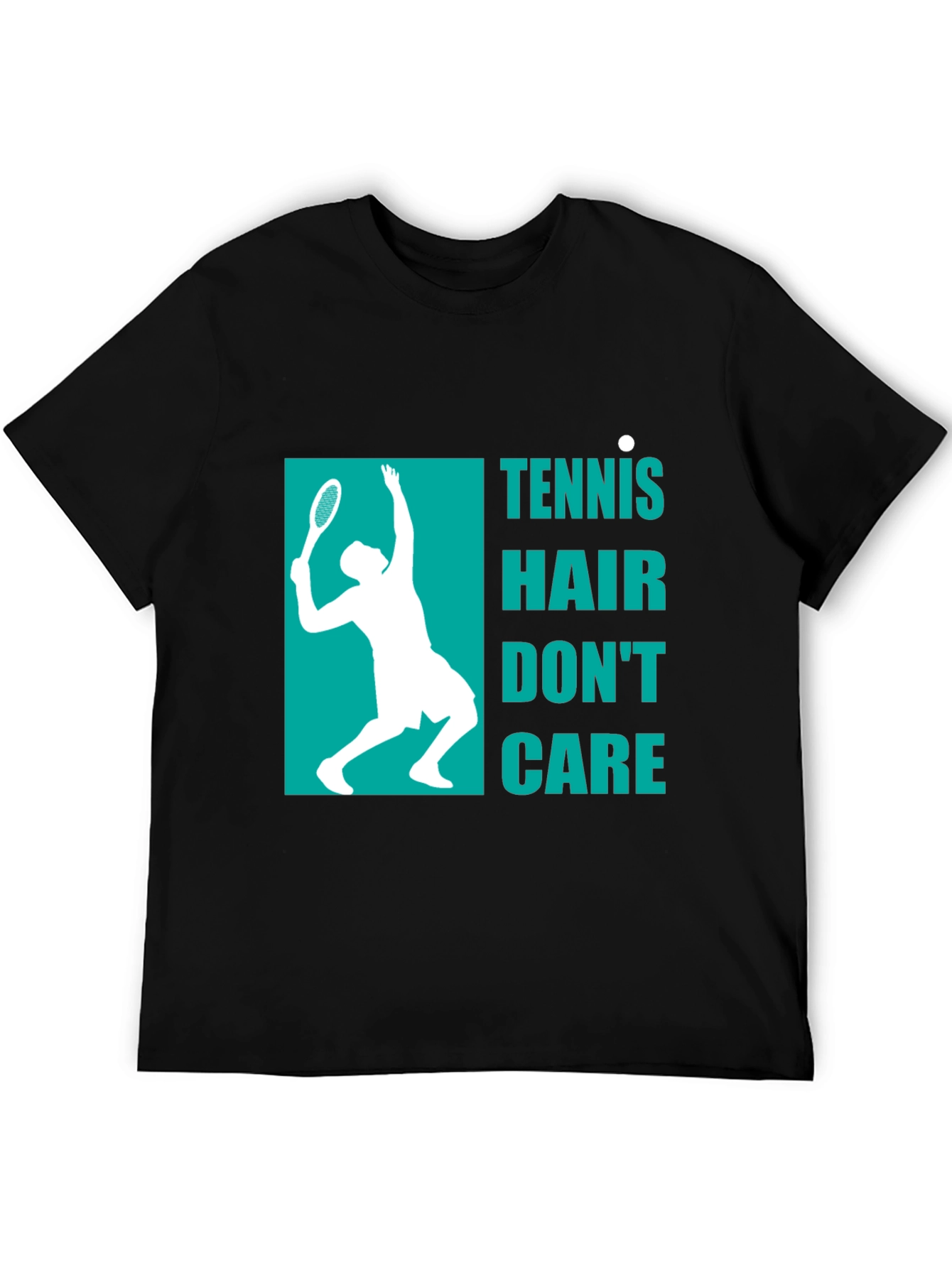 Tennis Hair Dont Care Graphic Tee