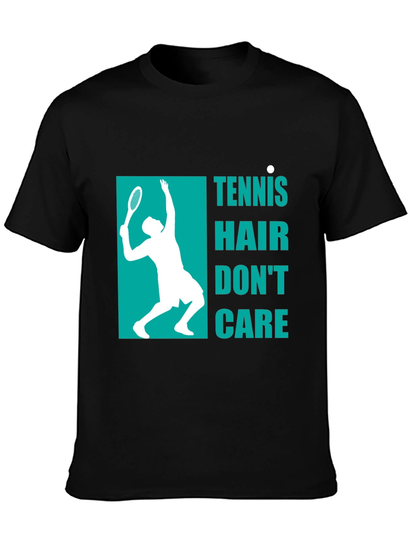 Tennis Hair Dont Care Graphic Tee