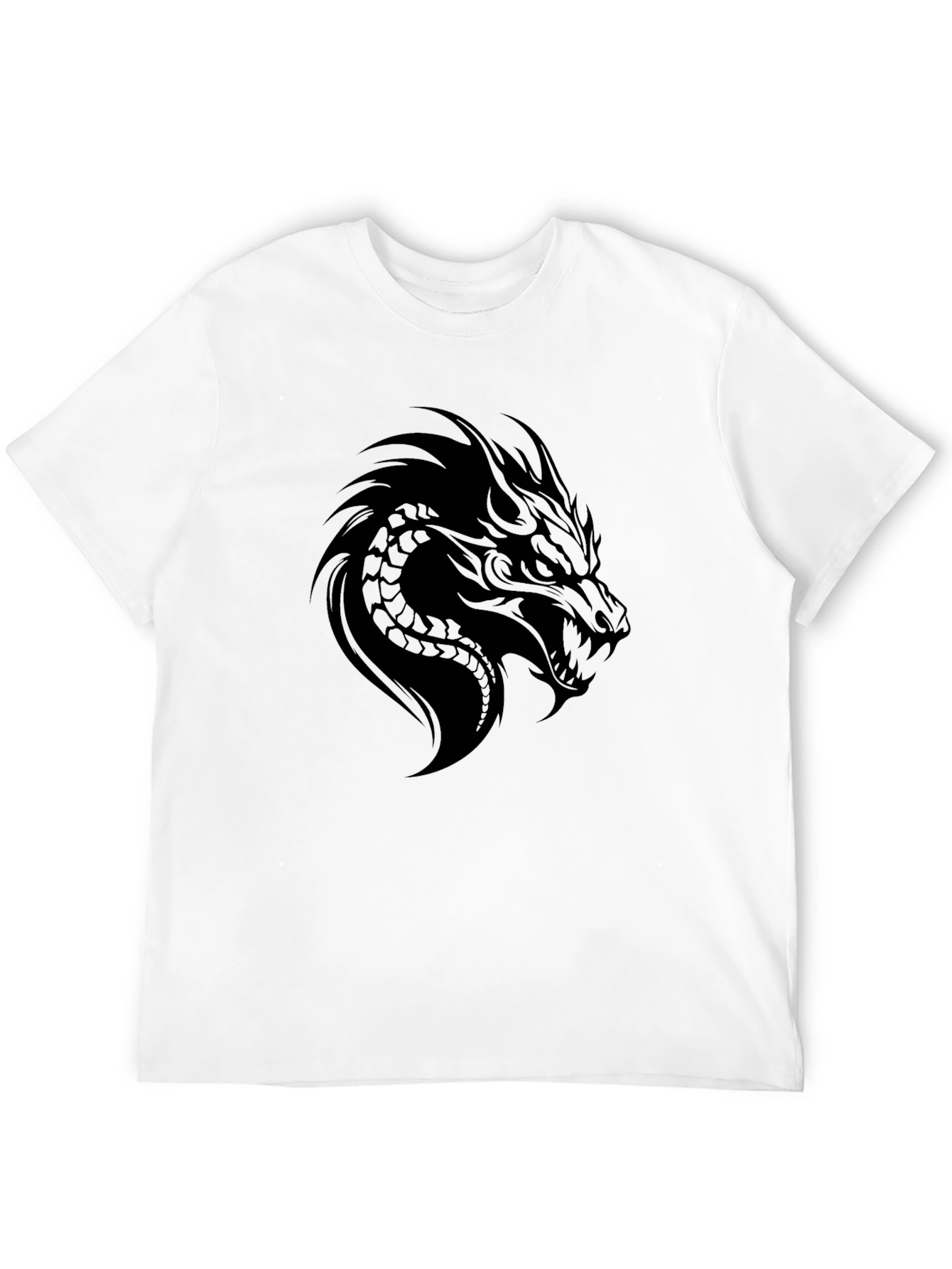 Dragon Graphic Black T-Shirt for Men