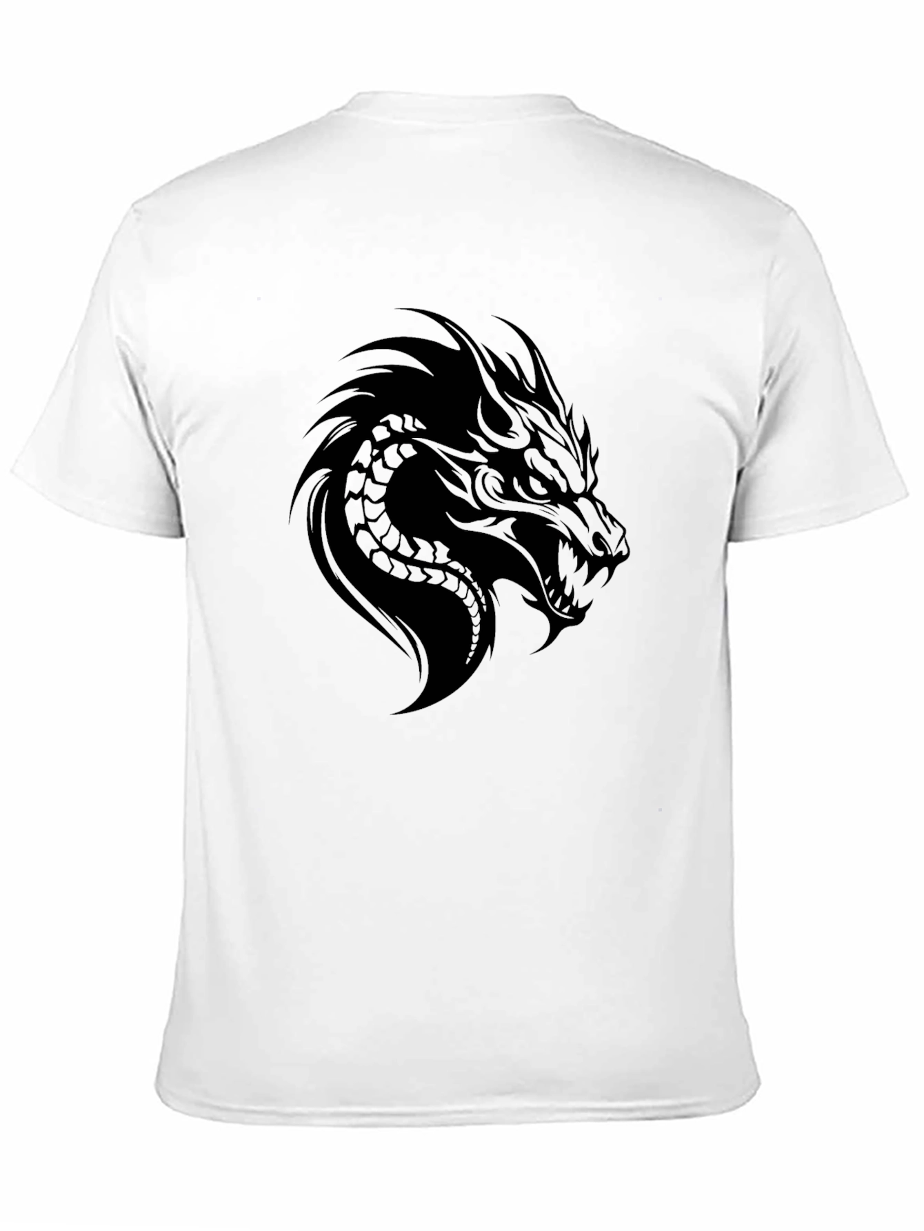 Dragon Graphic Black T-Shirt for Men