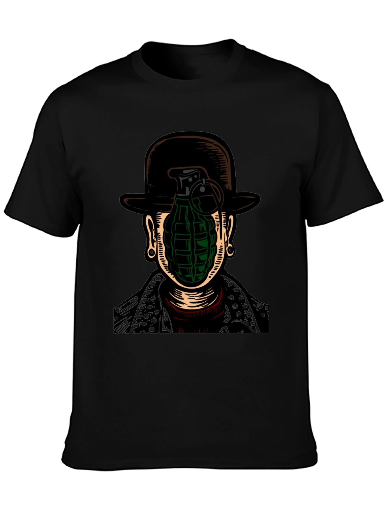Grenade Head T-Shirt - Graphic Novelty Tee