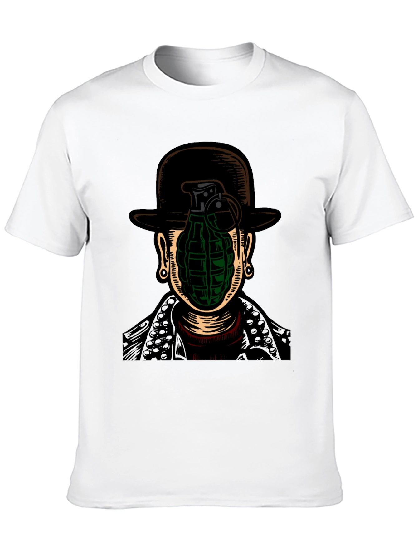 Grenade Head T-Shirt - Graphic Novelty Tee