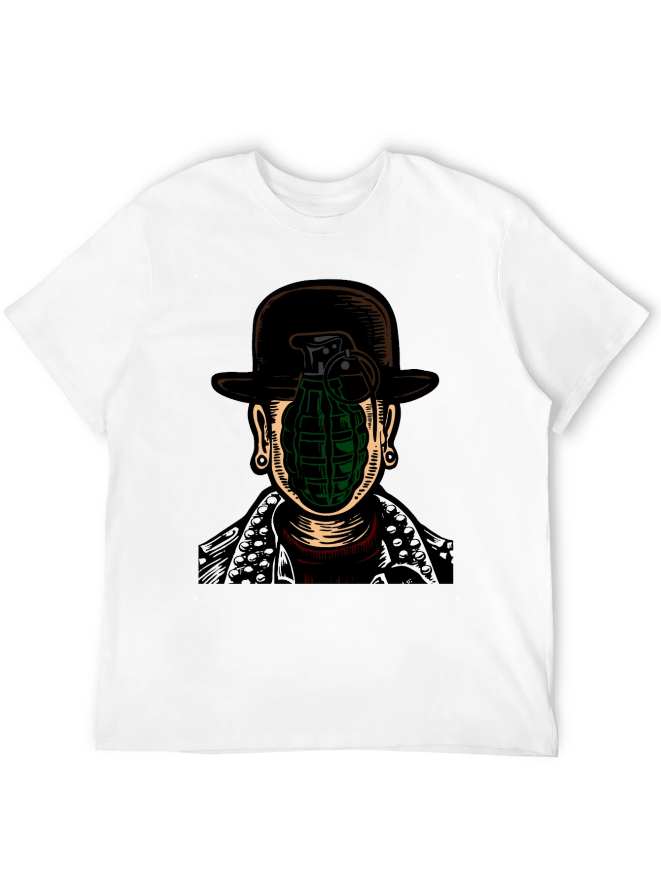 Grenade Head T-Shirt - Graphic Novelty Tee