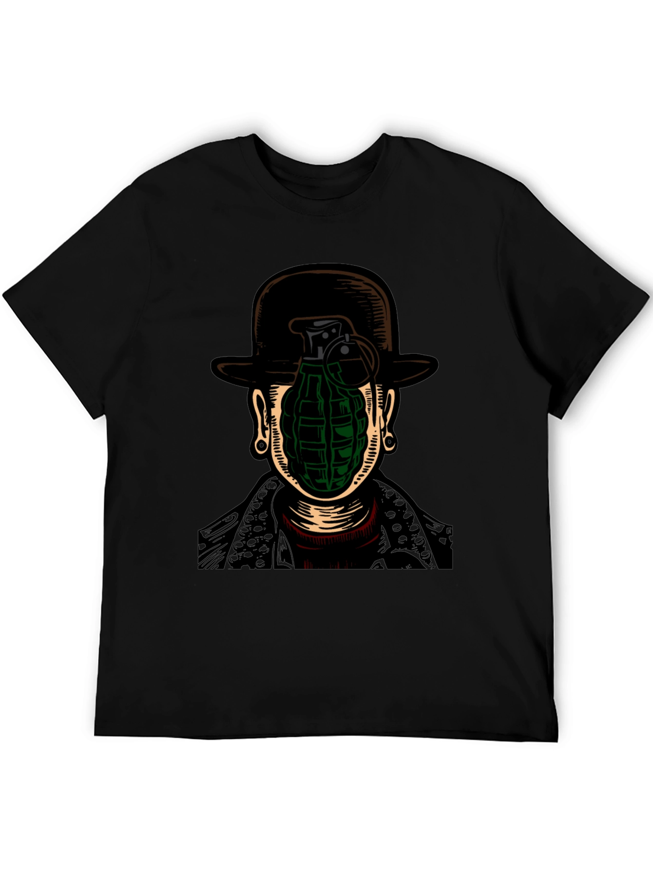 Grenade Head T-Shirt - Graphic Novelty Tee