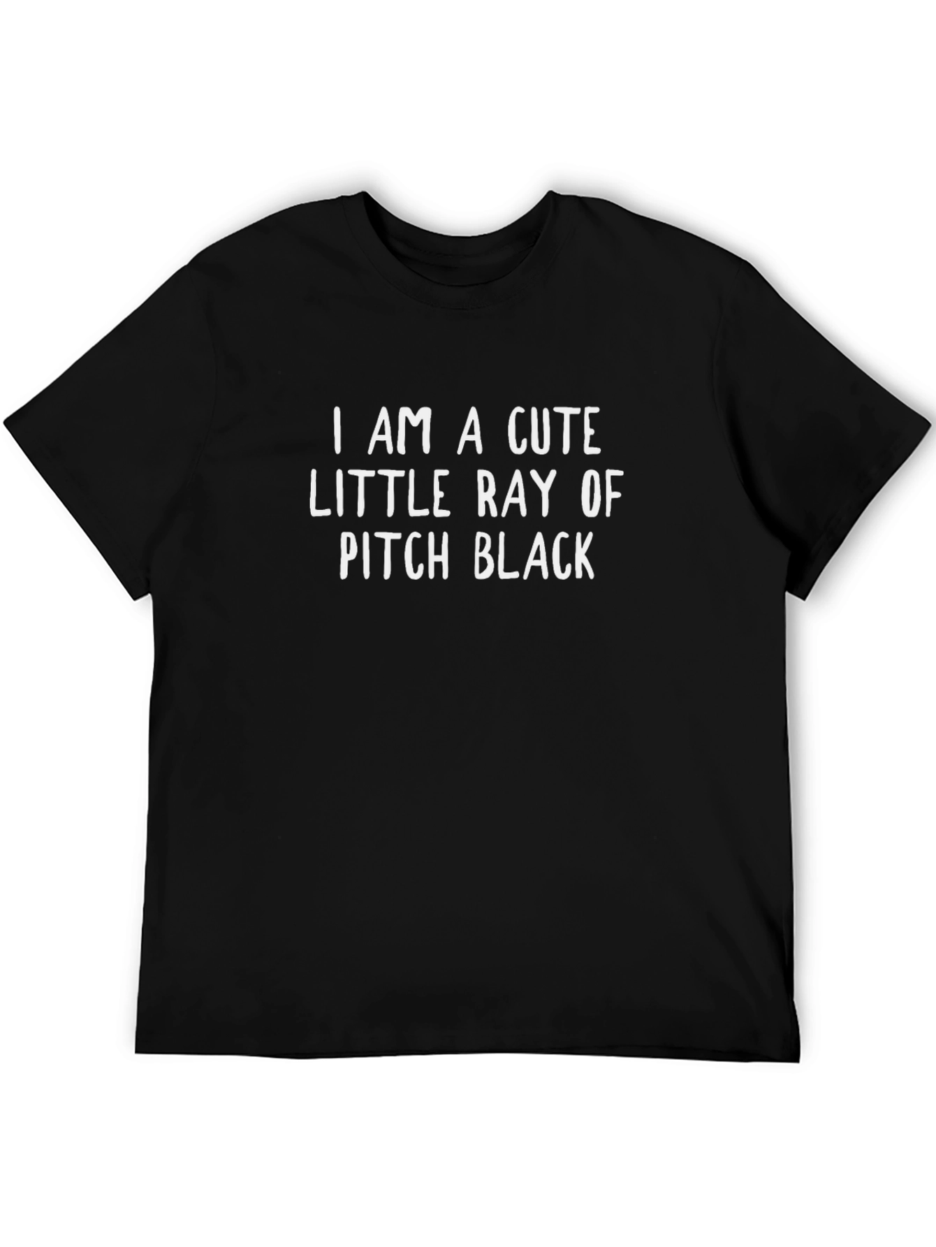 Funny Cute Little Ray of Pitch Black Graphic Tee
