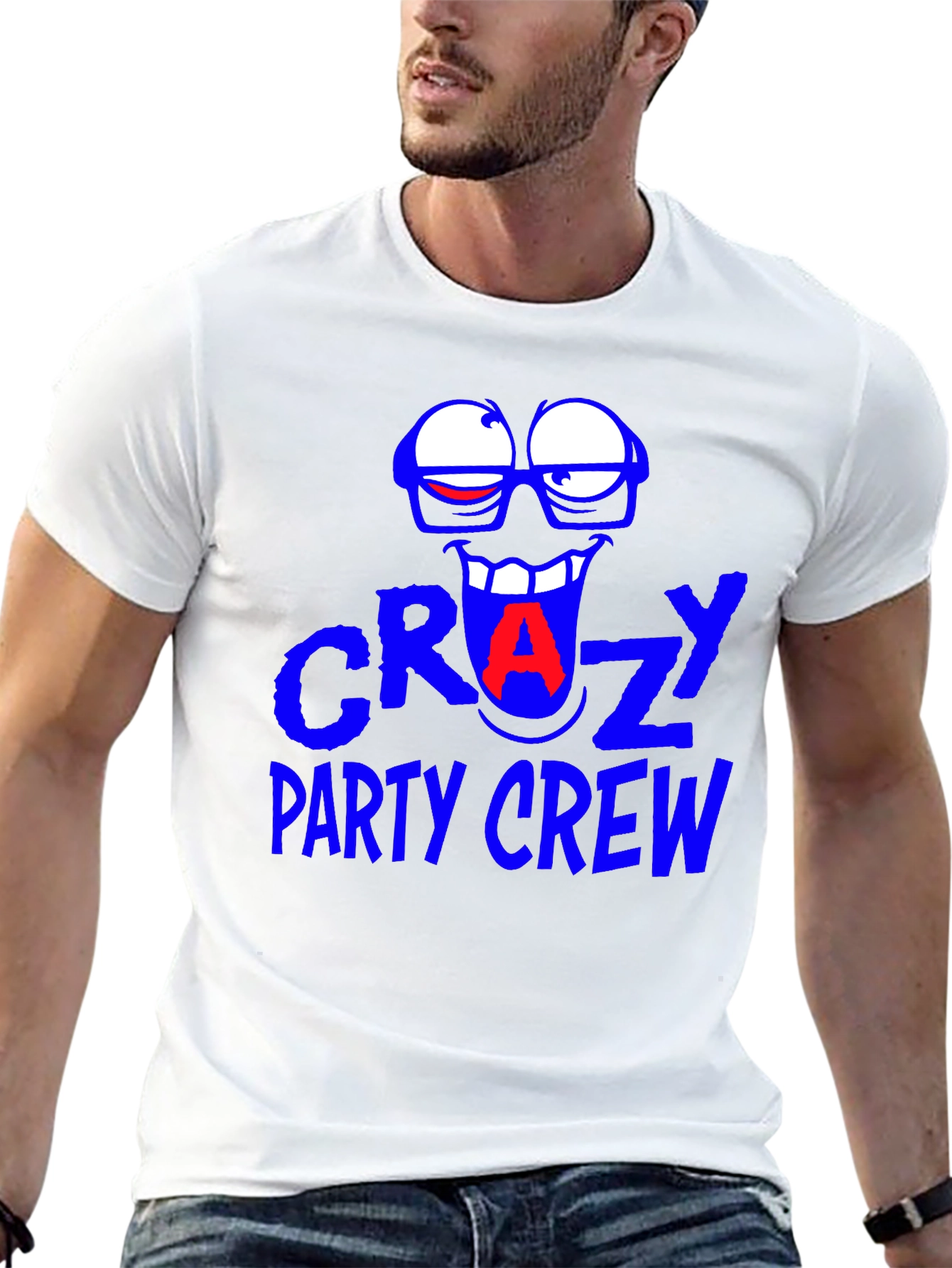 Crazy Party Crew Graphic Tee