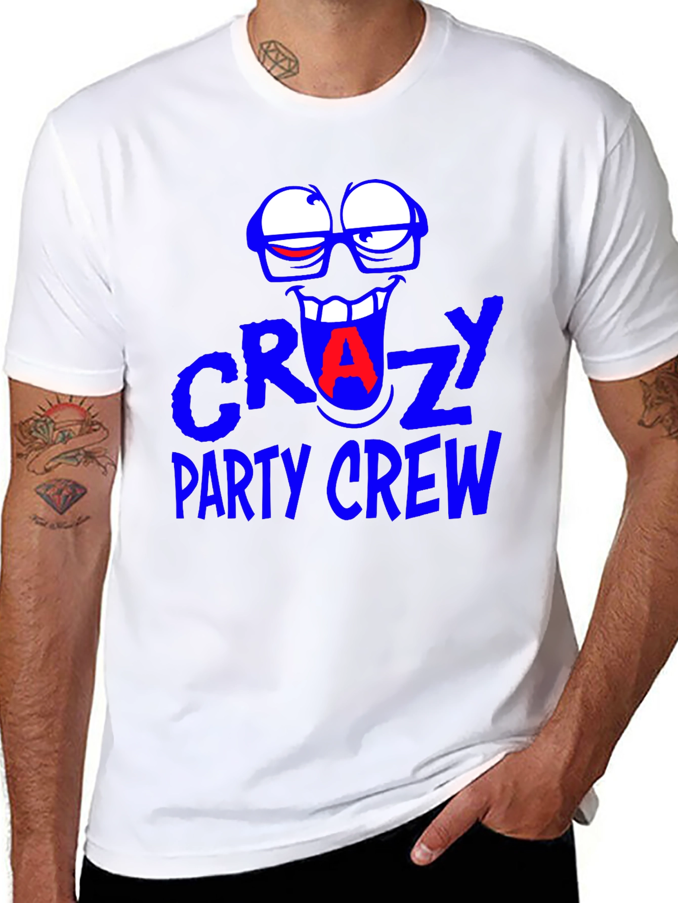 Crazy Party Crew Graphic Tee
