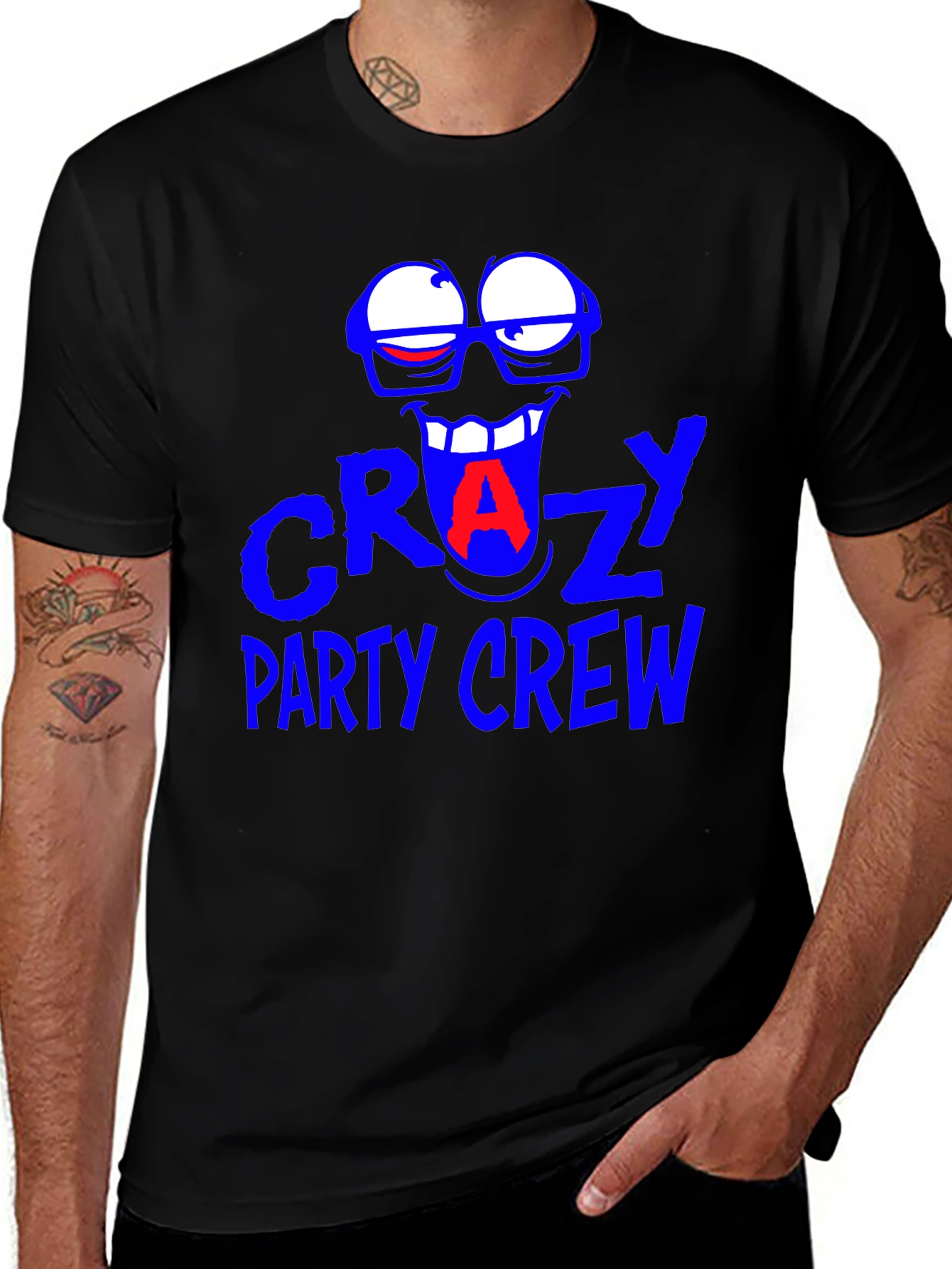 Crazy Party Crew Graphic Tee