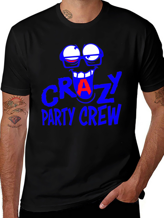 Crazy Party Crew Graphic Tee