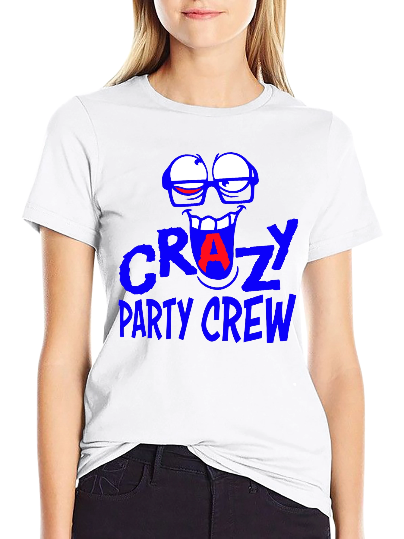 Crazy Party Crew Graphic Tee