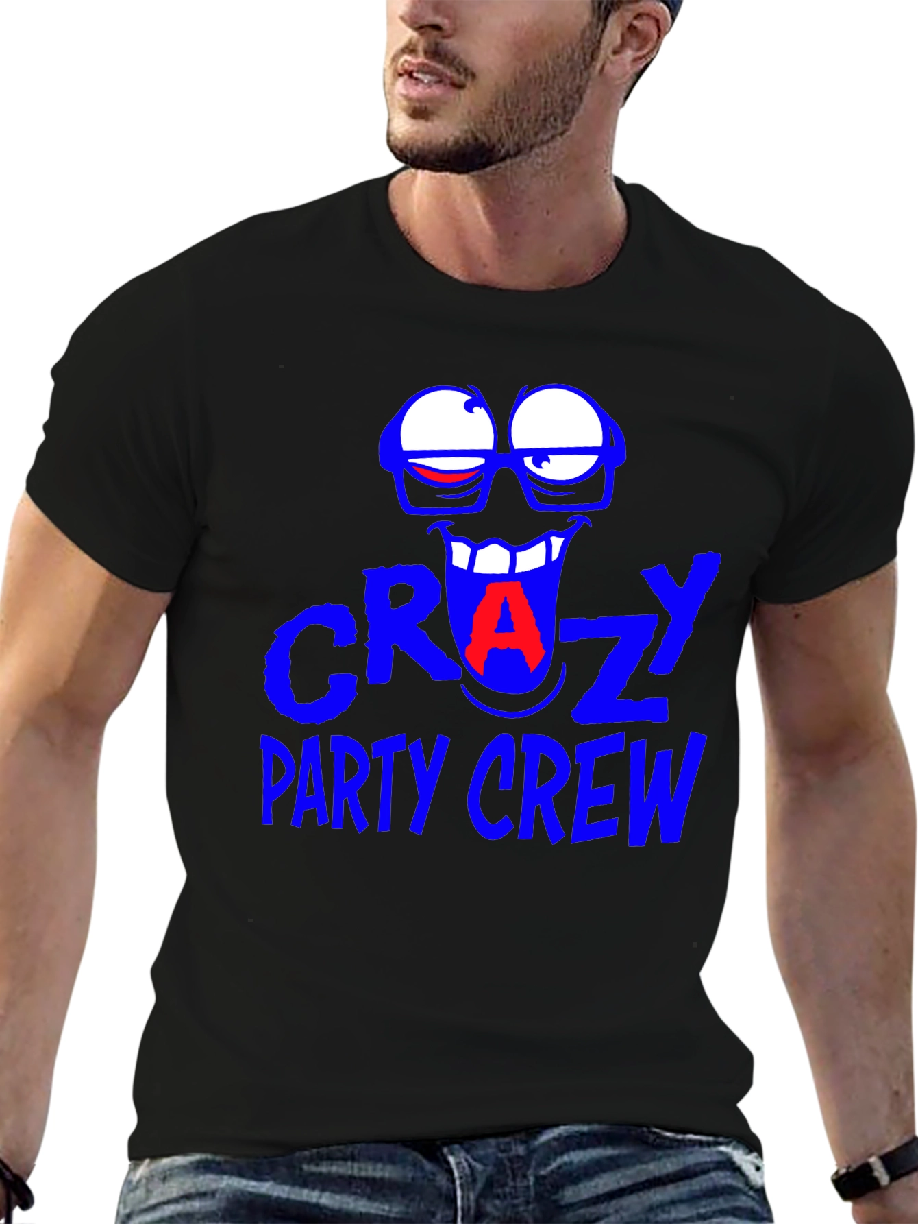 Crazy Party Crew Graphic Tee