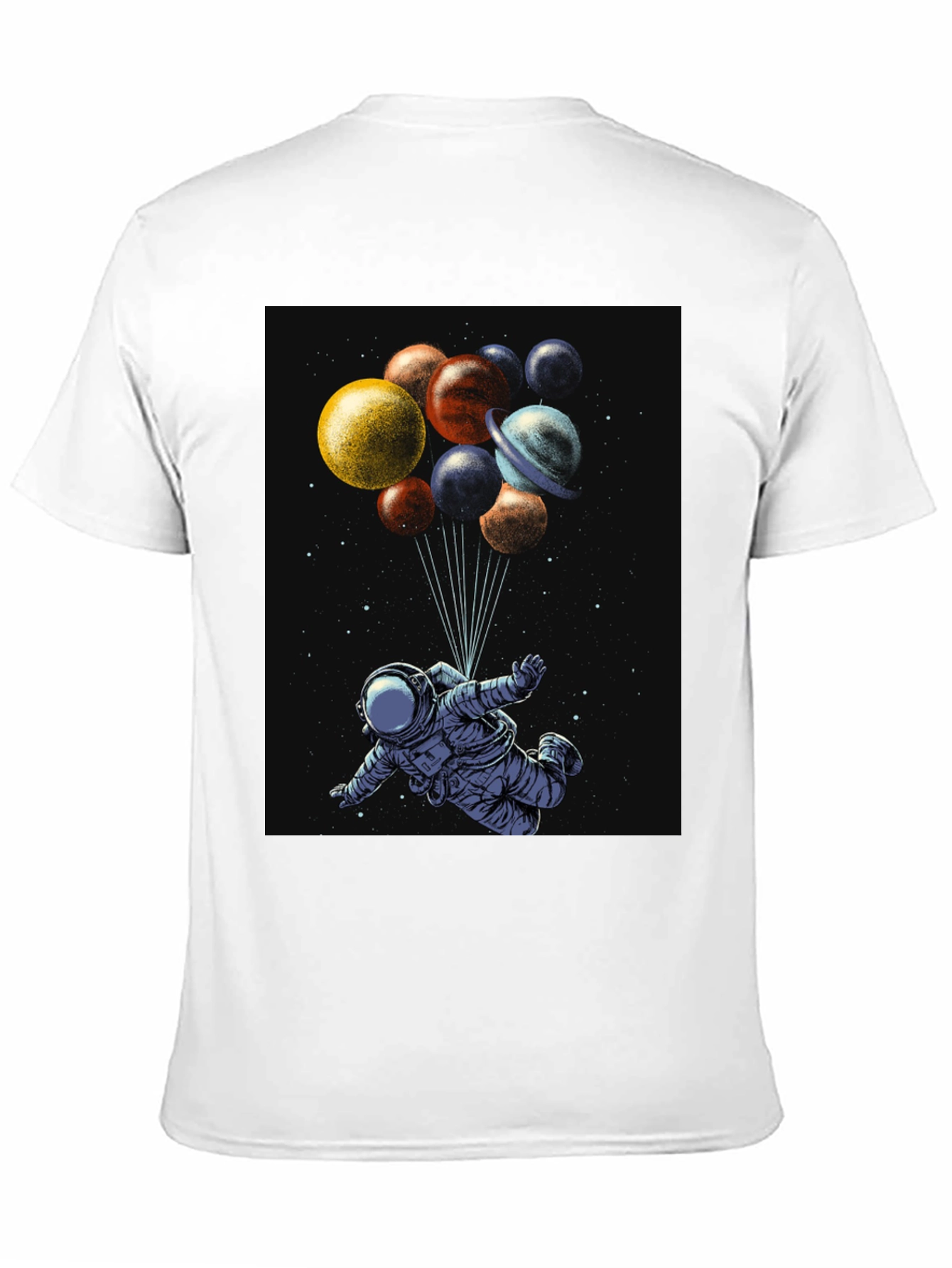 Astronaut Planets Graphic T-Shirt